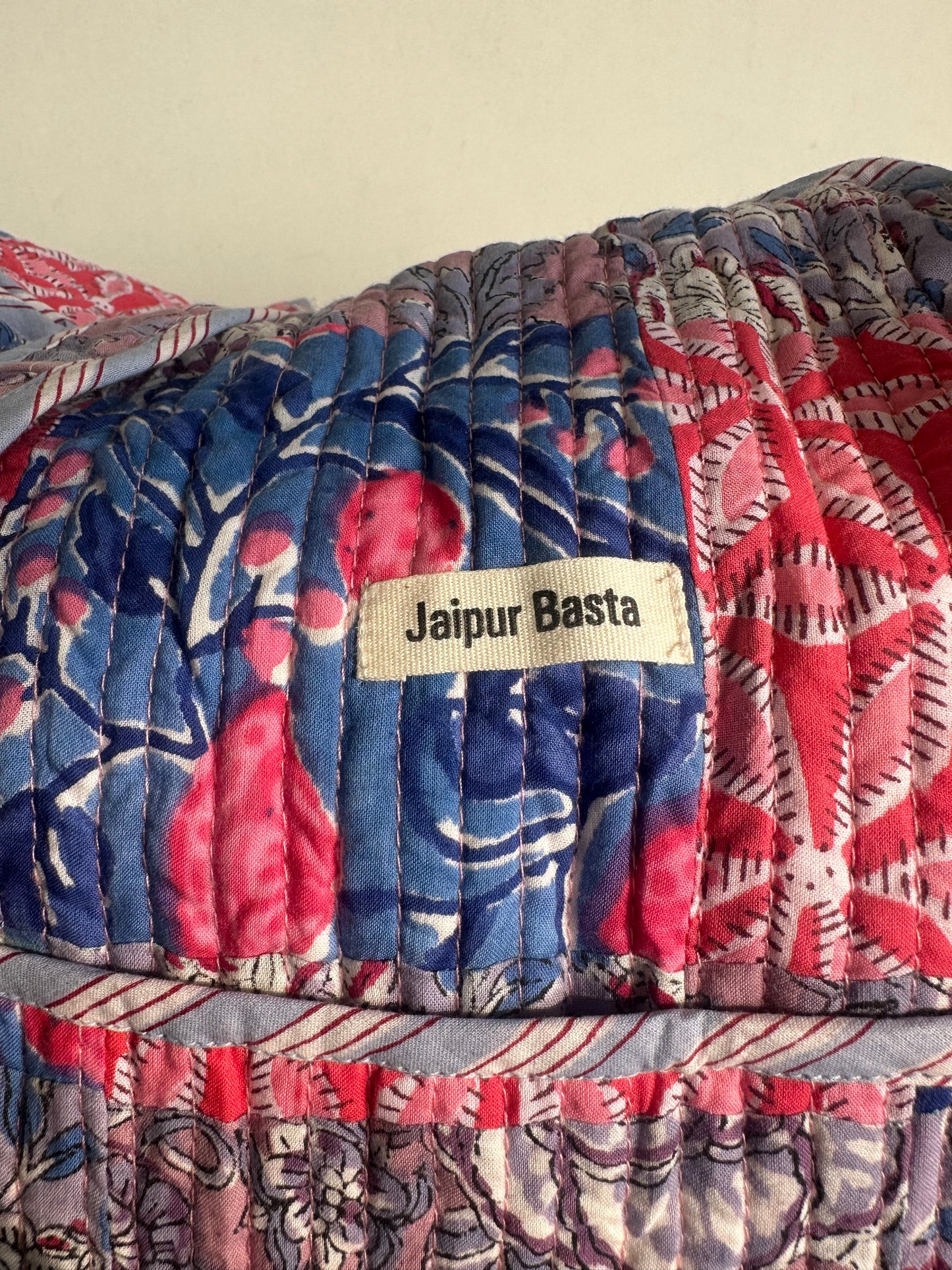 Multi Coloured Quilted Patchwork Travel Duffle Bag
