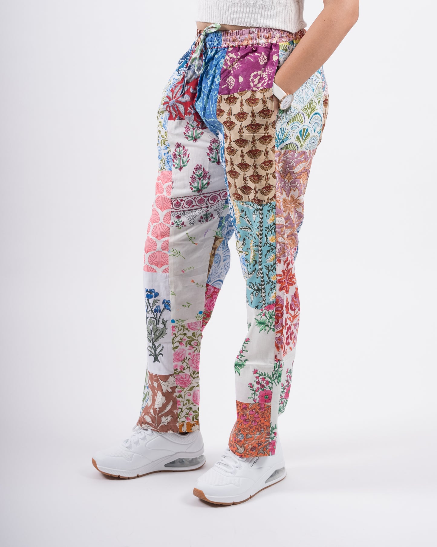 Upcycled Patchwork Pants (Small)