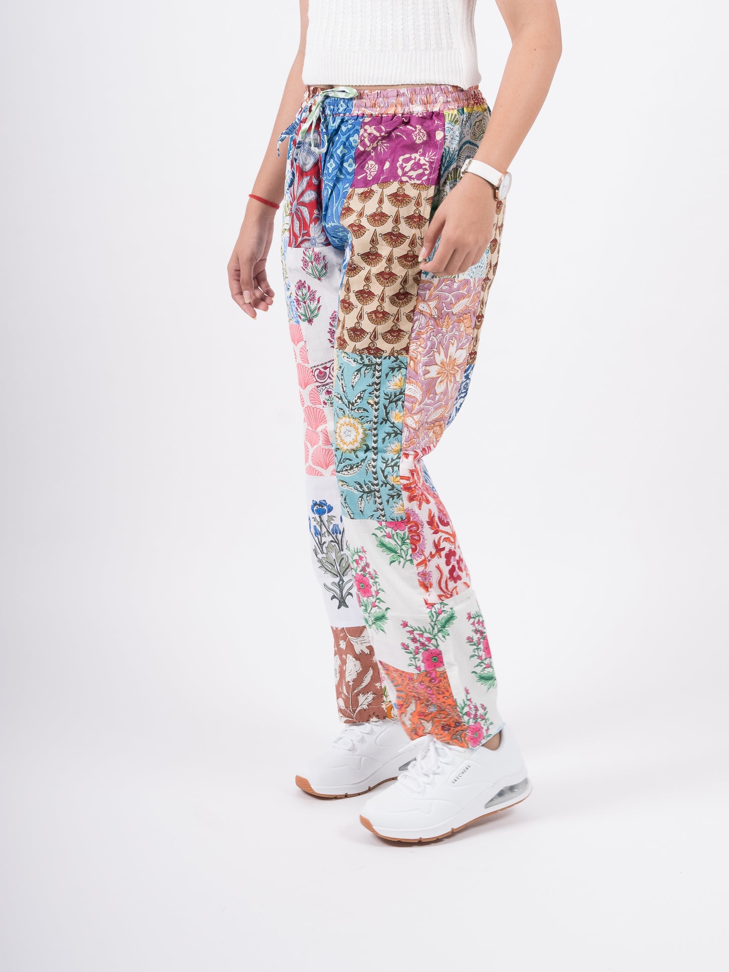 Upcycled Patchwork Pants (Small)