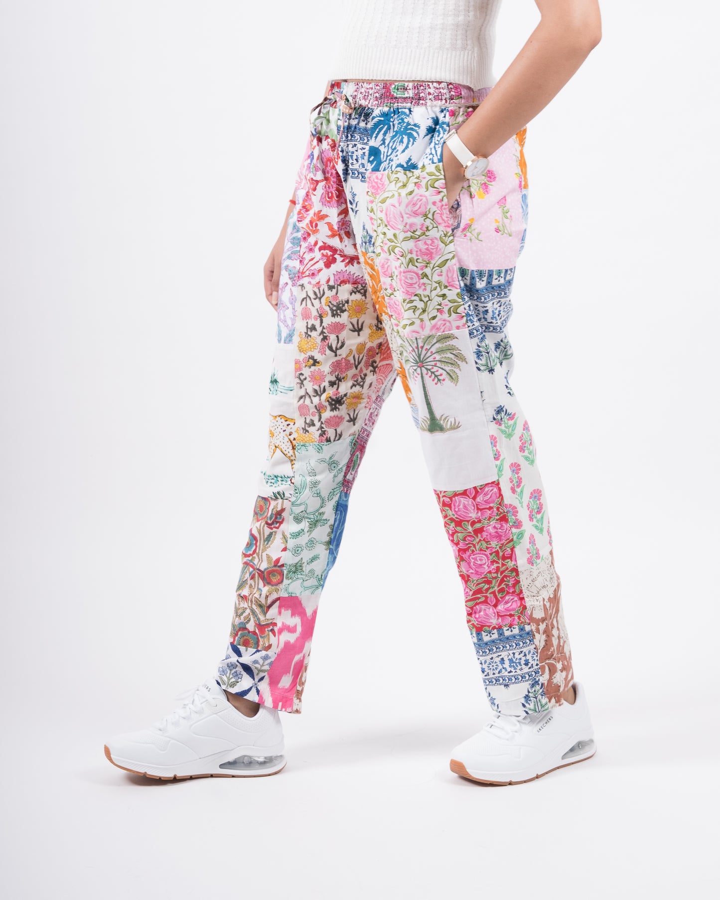 Upcycled Patchwork Pants (Small)