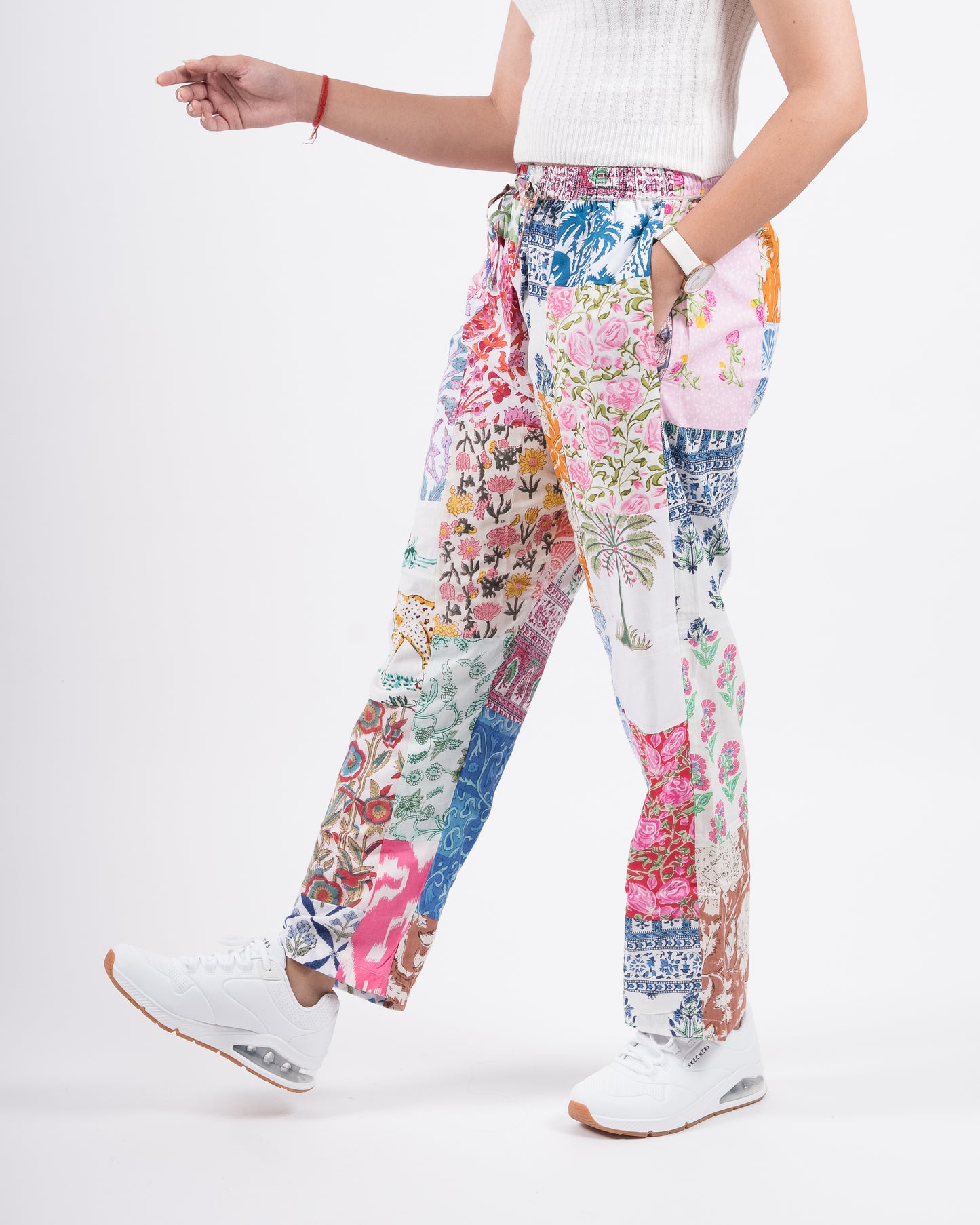 Upcycled Patchwork Pants (Small)