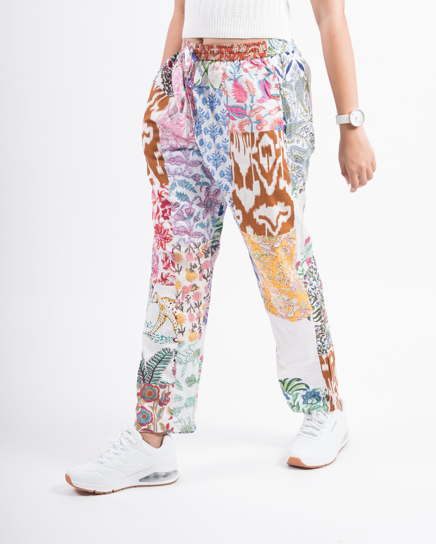 Upcycled Patchwork Pants (Small)