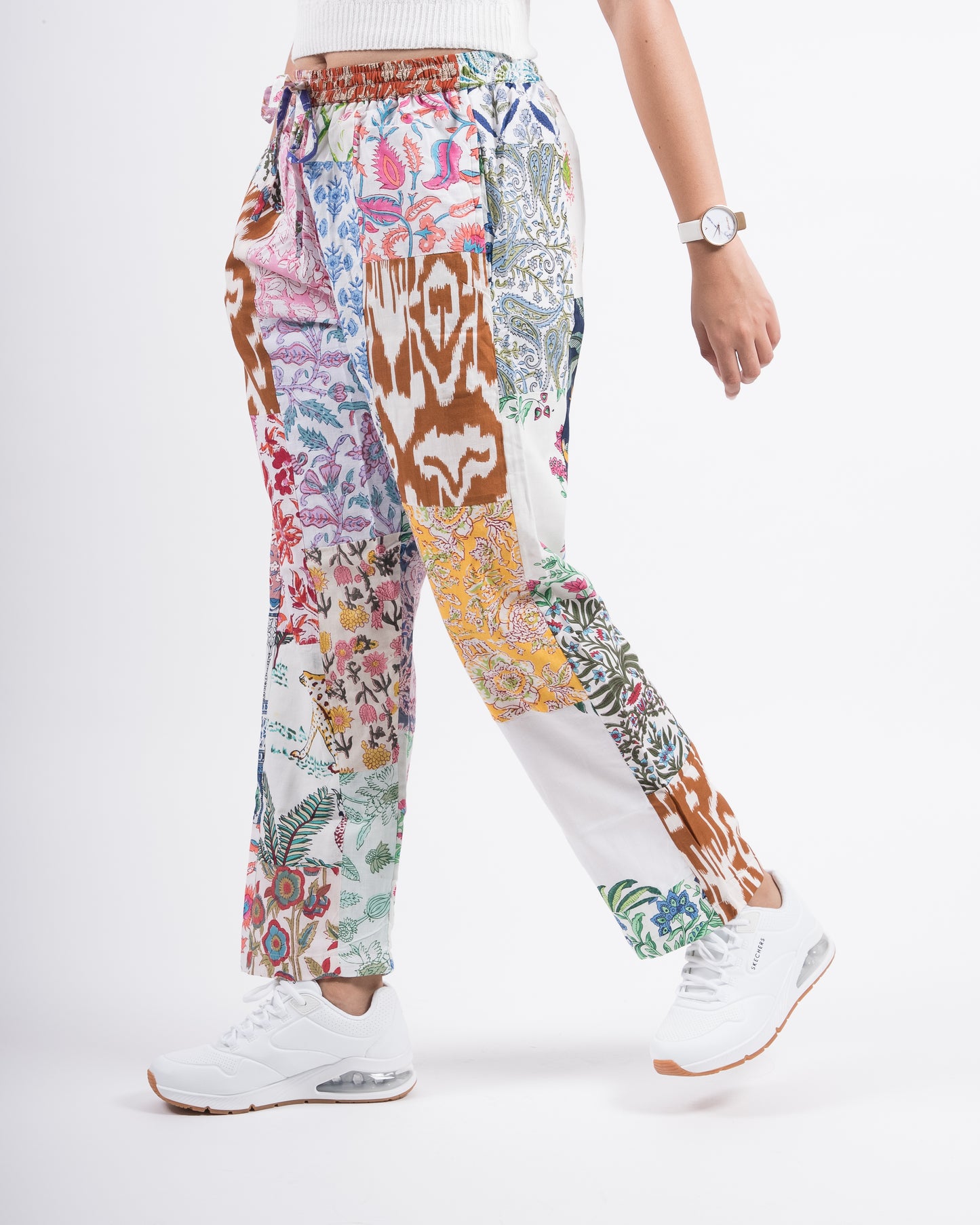 Upcycled Patchwork Pants (Small)