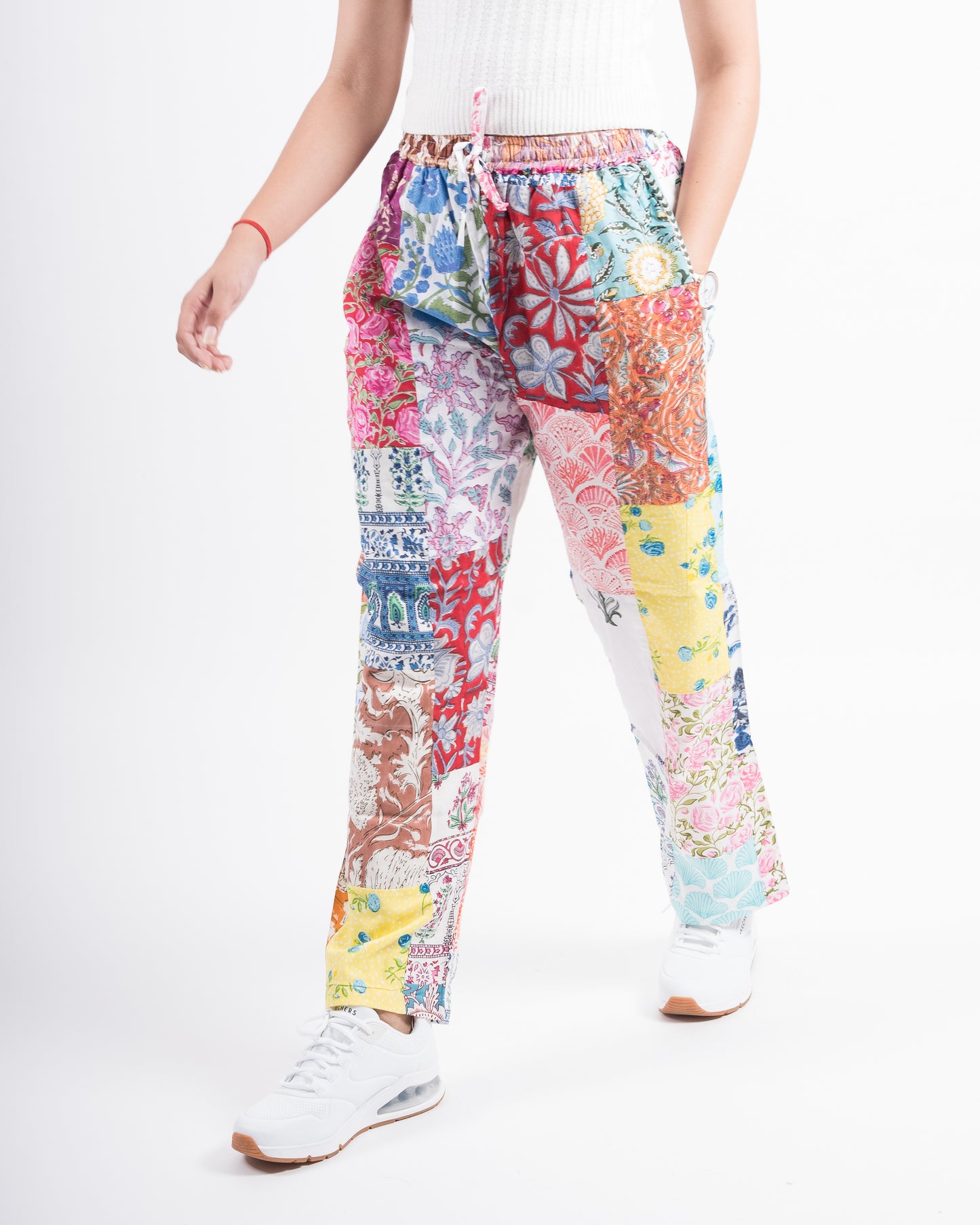 Upcycled Patchwork Pants (Small)