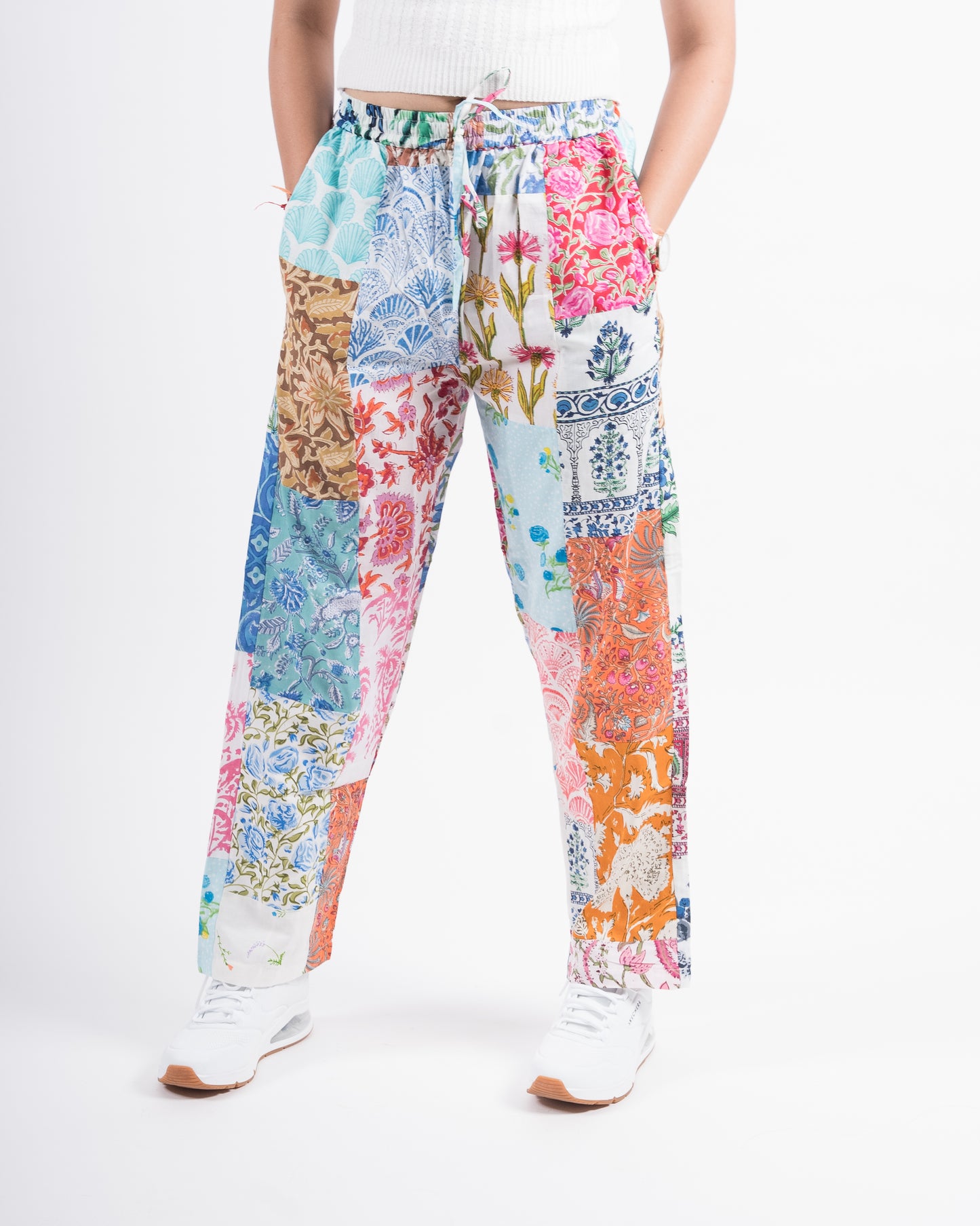 Upcycled Patchwork Pants (Small)