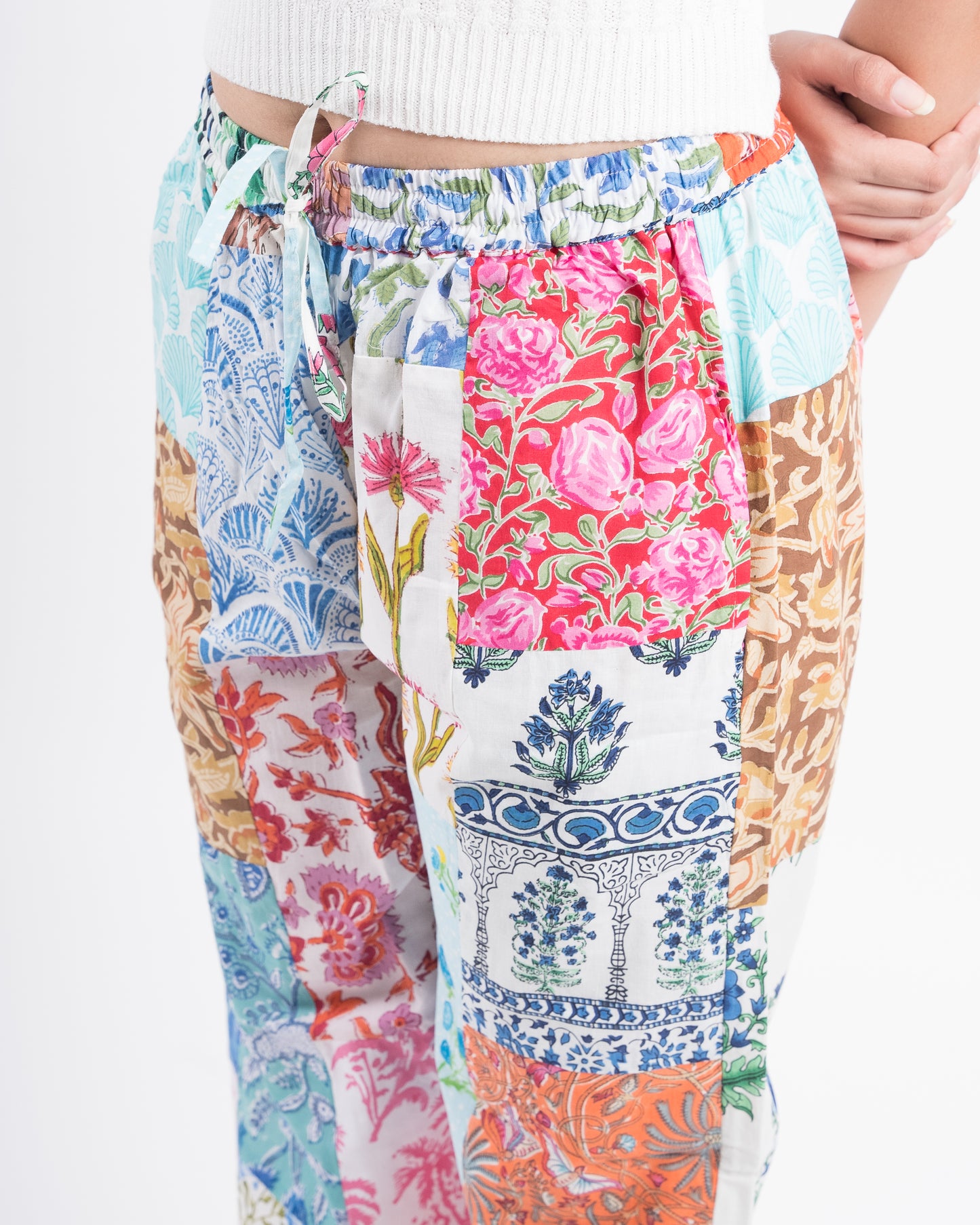 Upcycled Patchwork Pants (Small)