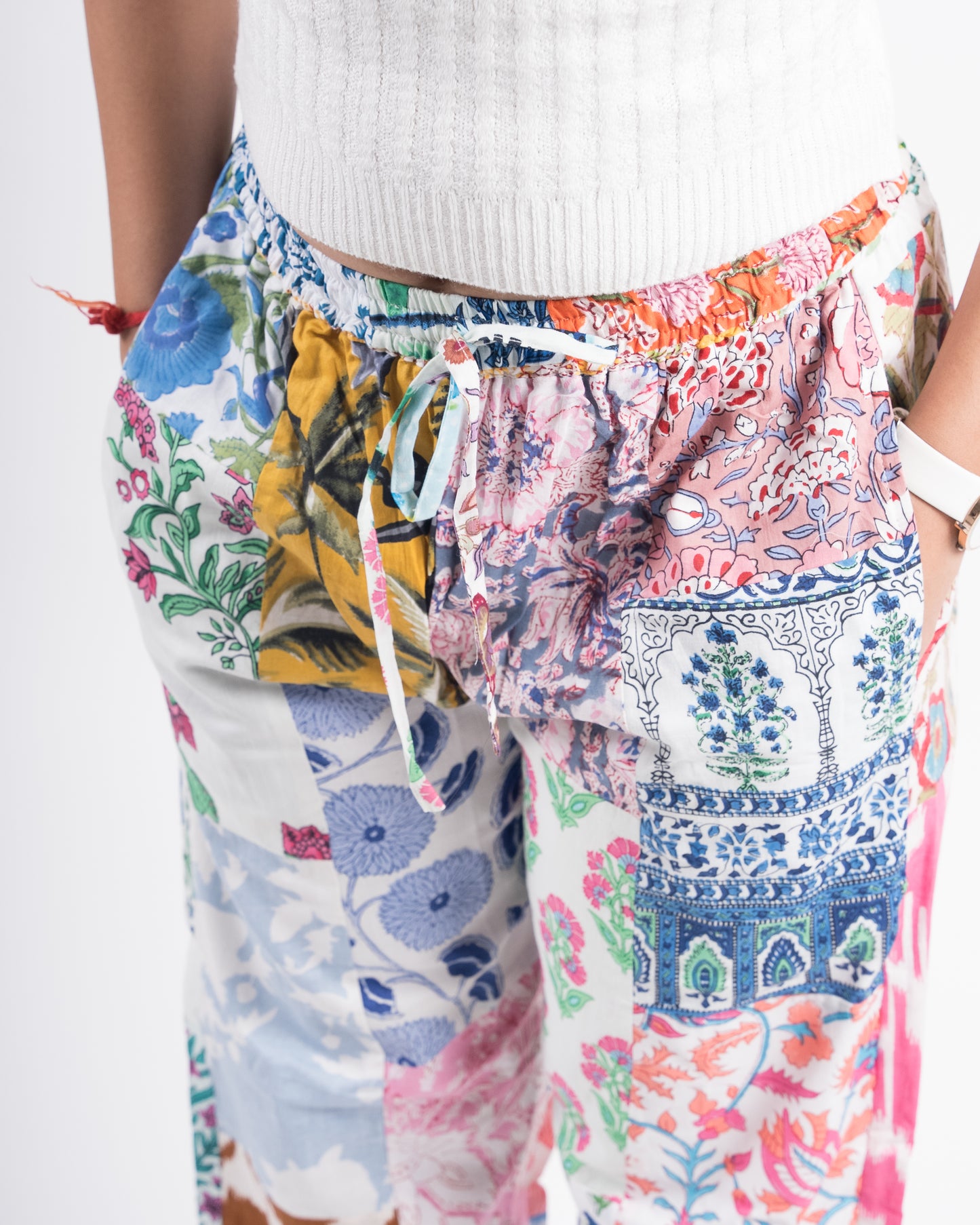 Upcycled Patchwork Pants (Small)
