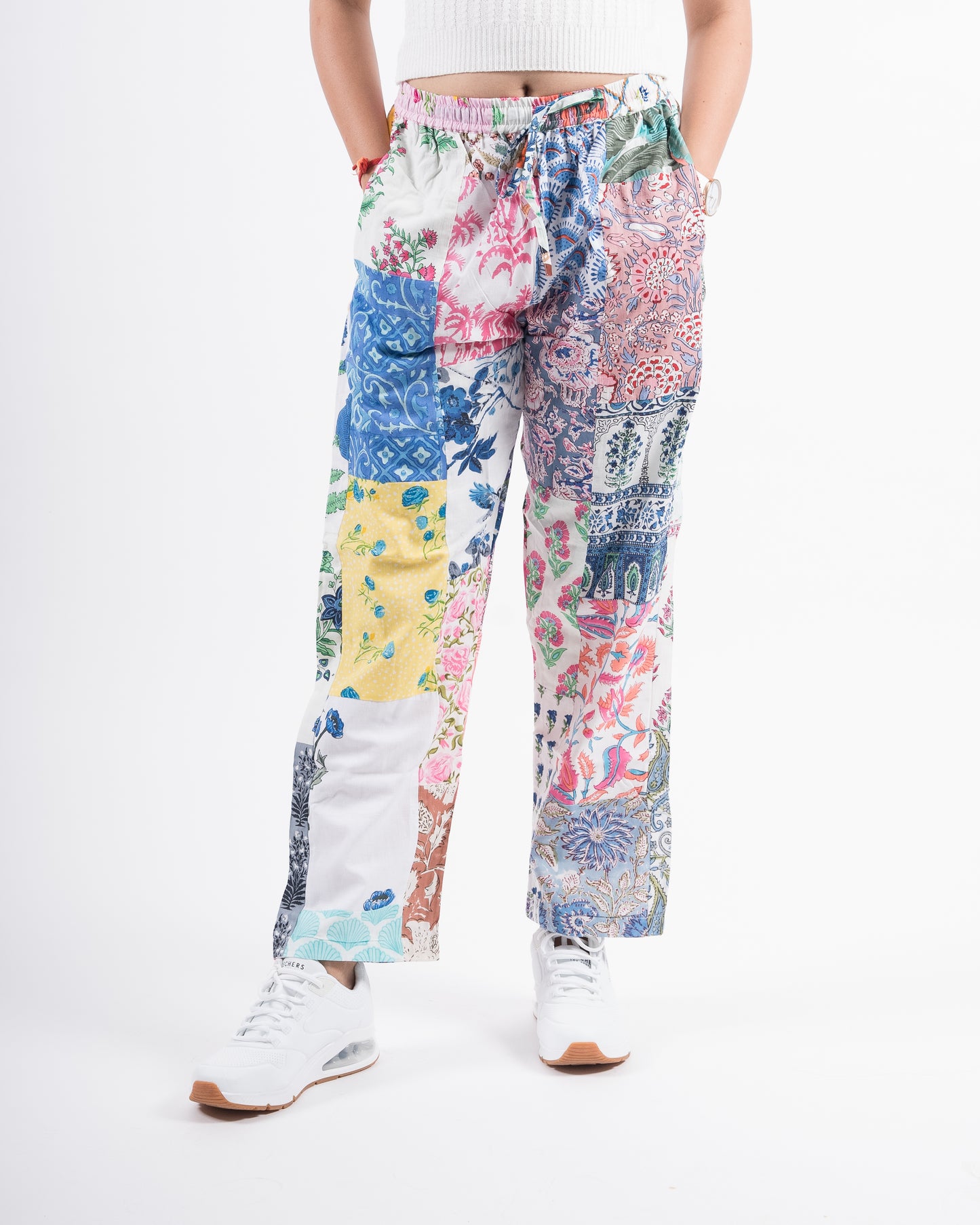 Upcycled Patchwork Pants (Small)