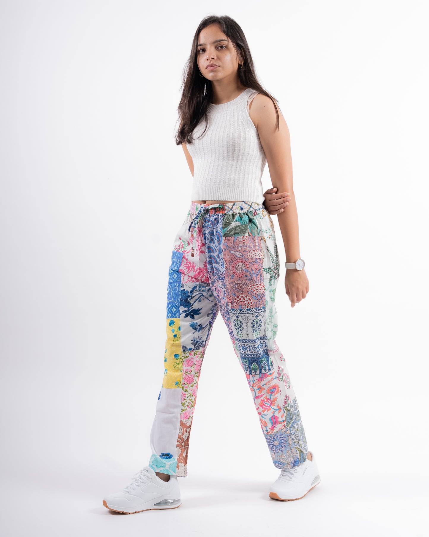 Upcycled Patchwork Pants (Small)