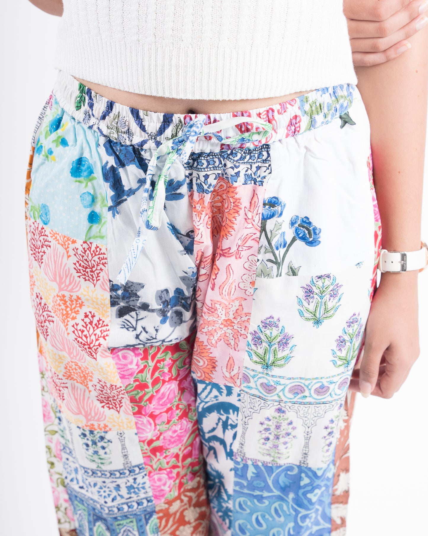 Upcycled Patchwork Pants (Small)