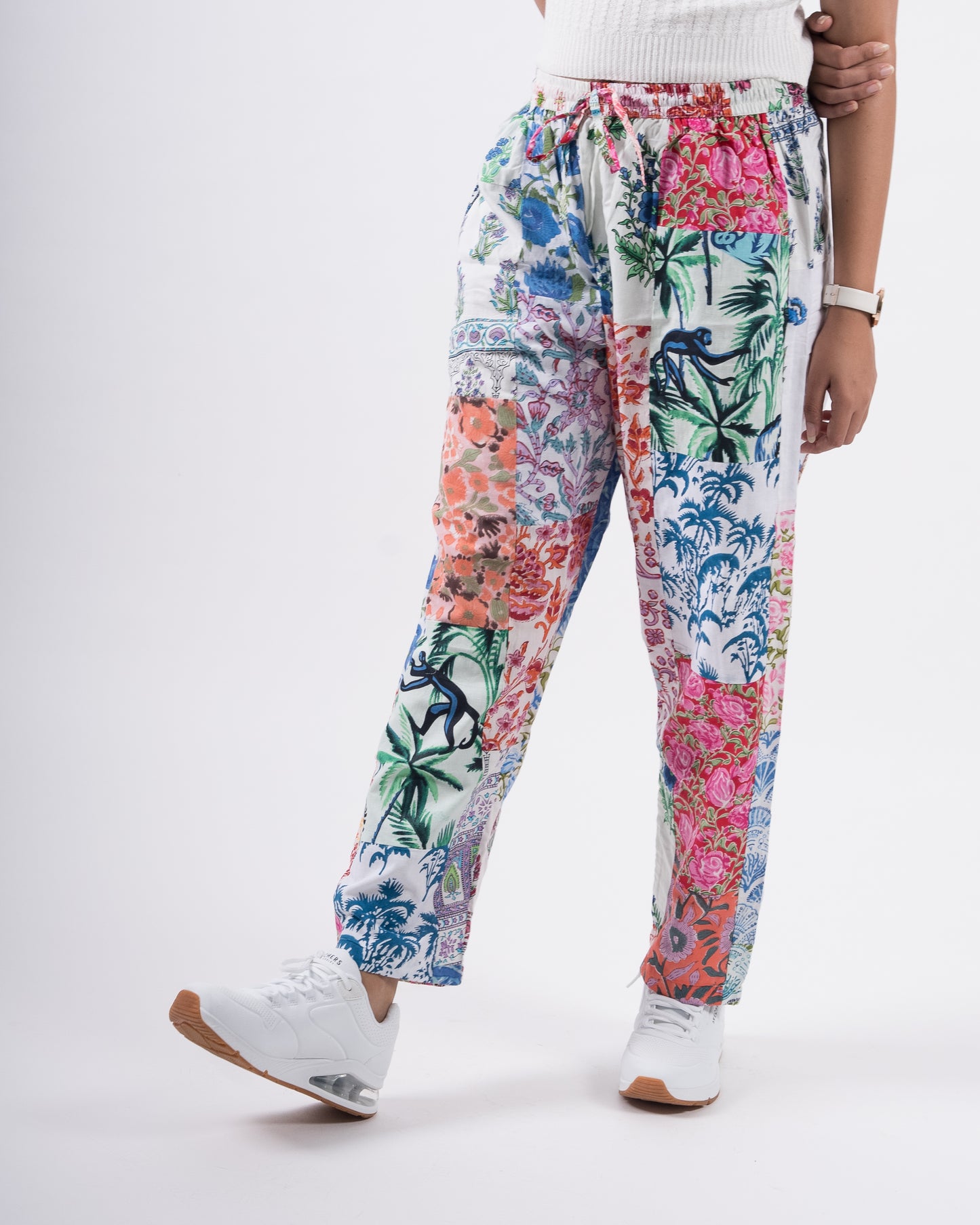 Upcycled Patchwork Pants (Medium)