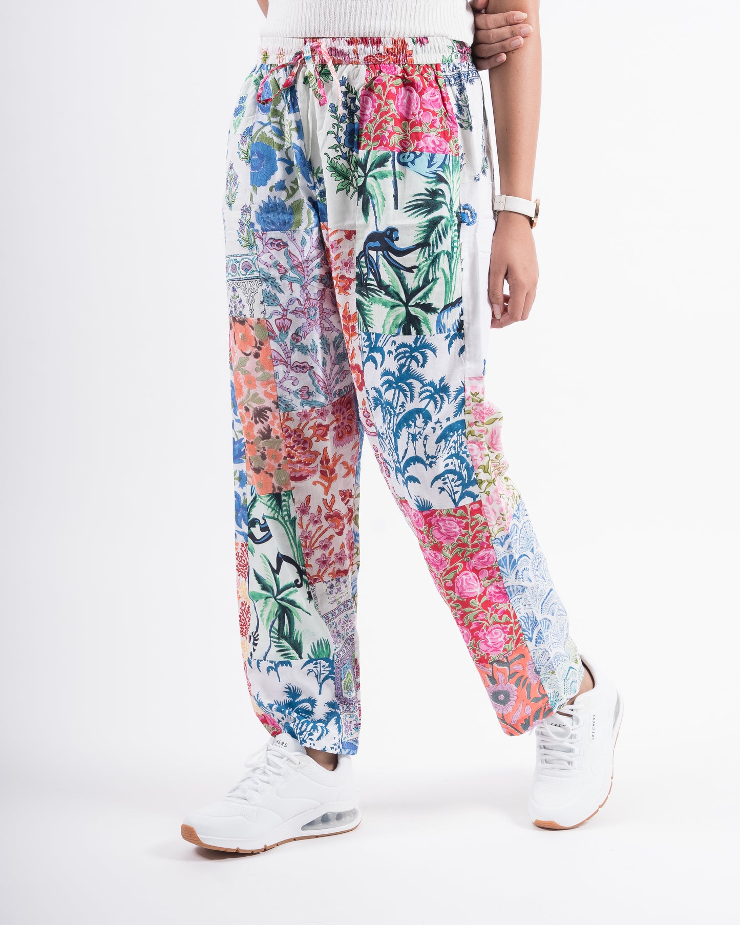 Upcycled Patchwork Pants (Medium)