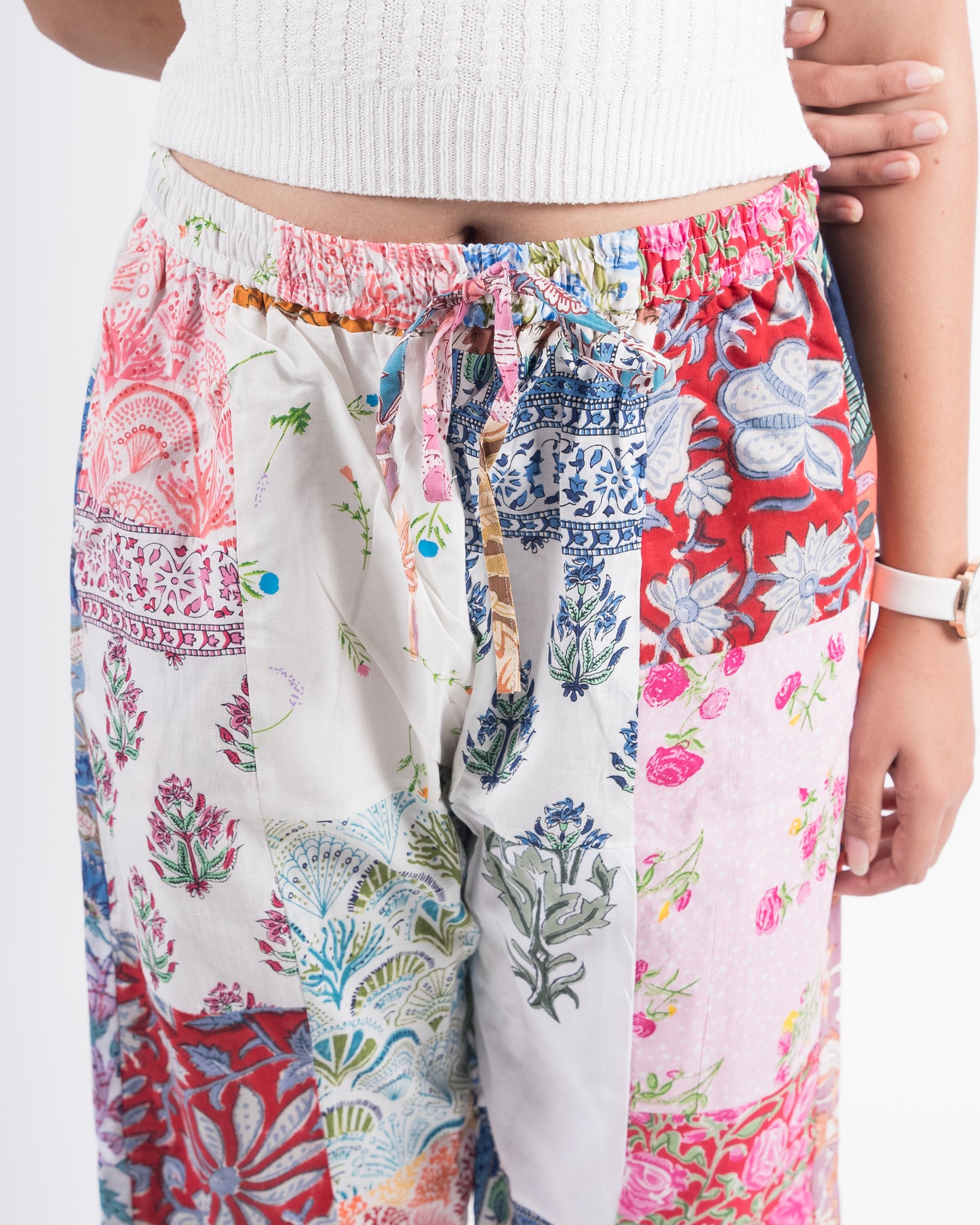 Upcycled Patchwork Pants (Medium)