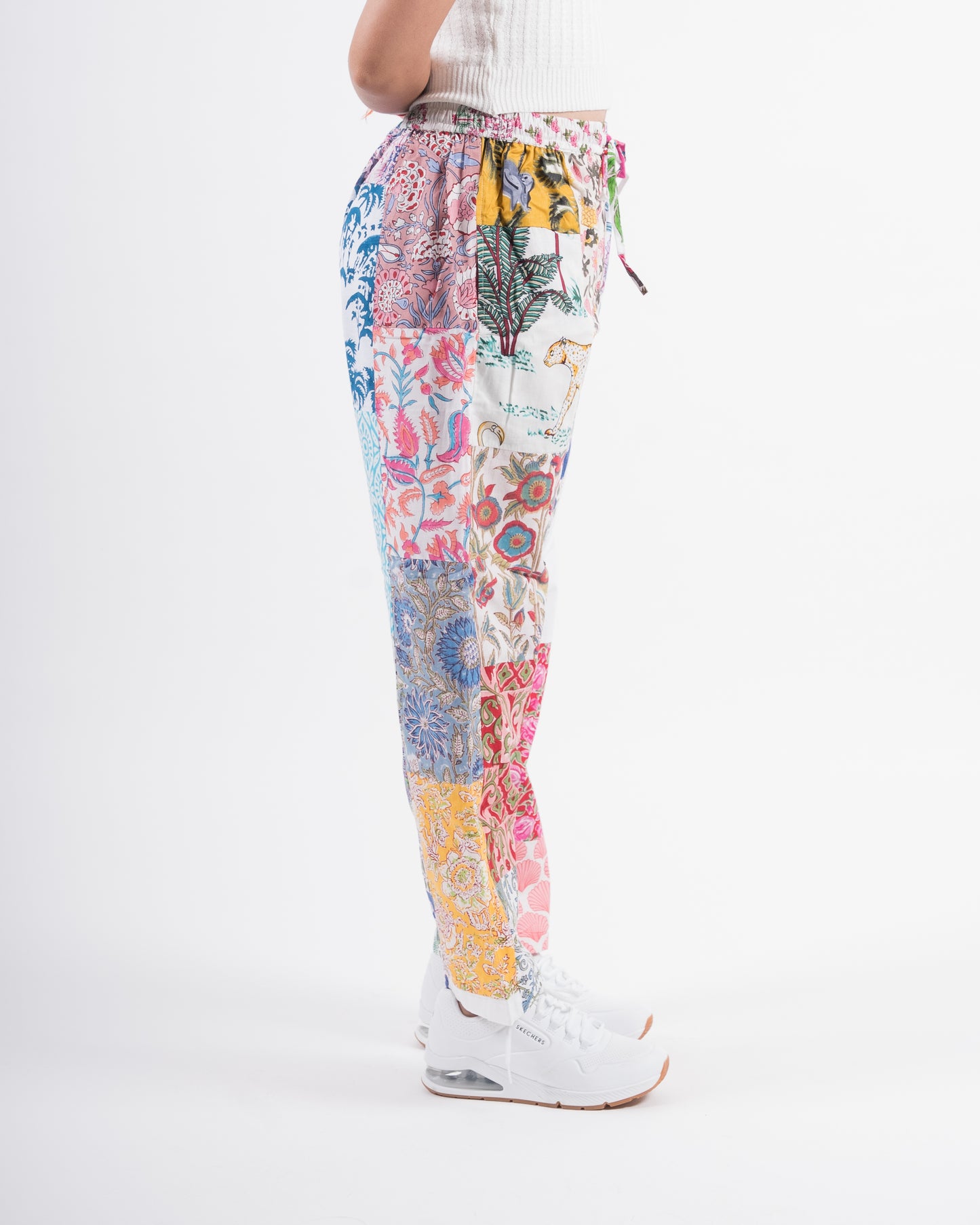 Upcycled Patchwork Pants (Medium)