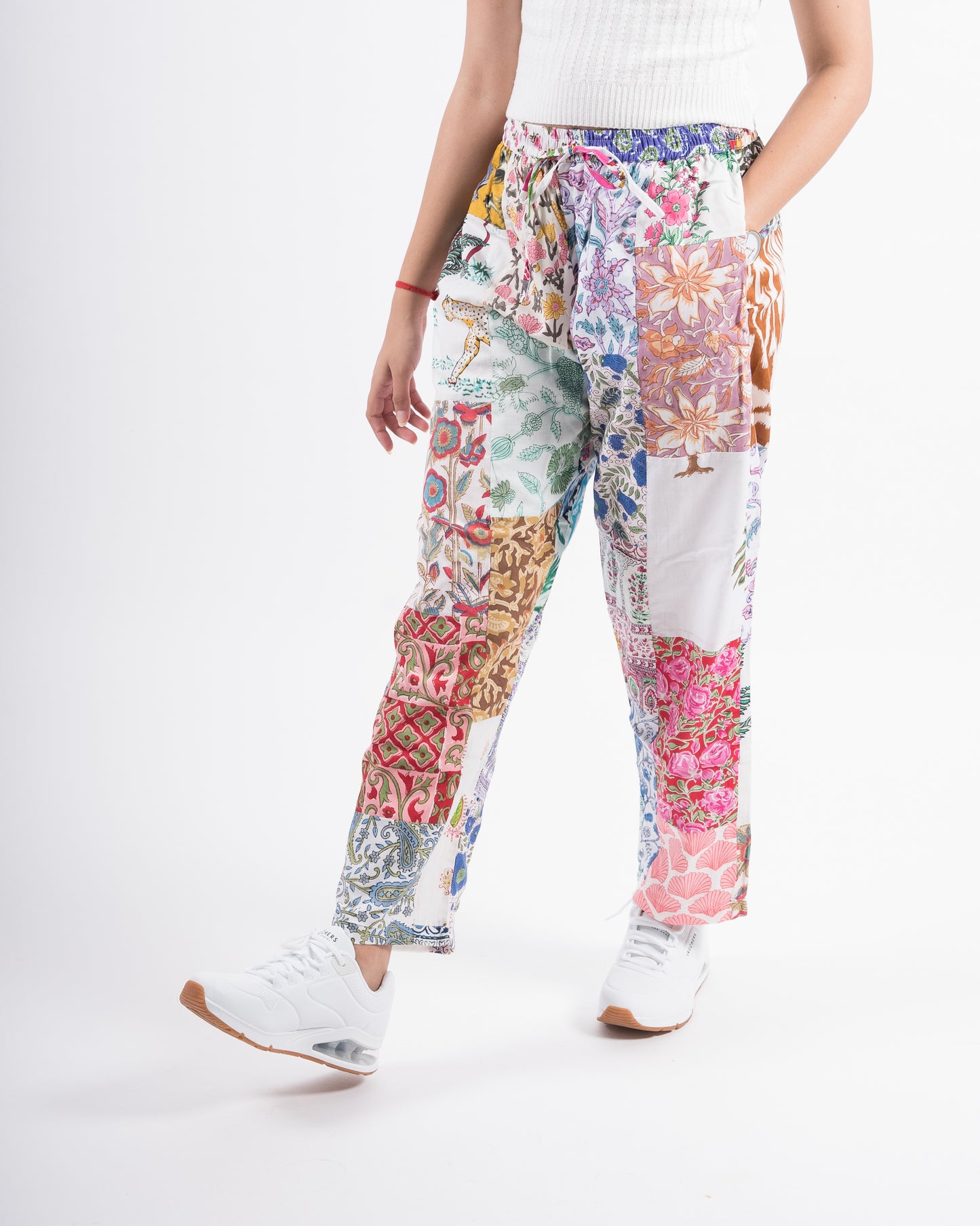 Upcycled Patchwork Pants (Medium)