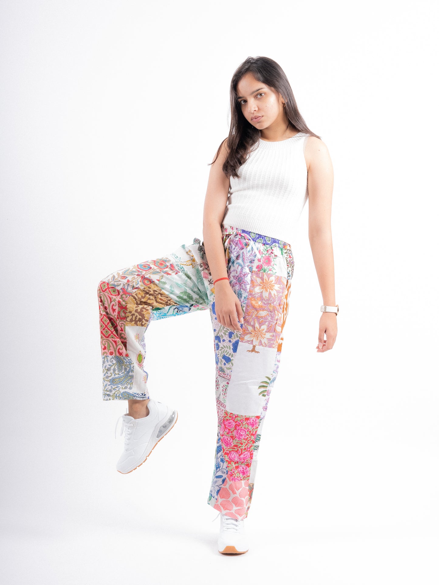Upcycled Patchwork Pants (Medium)