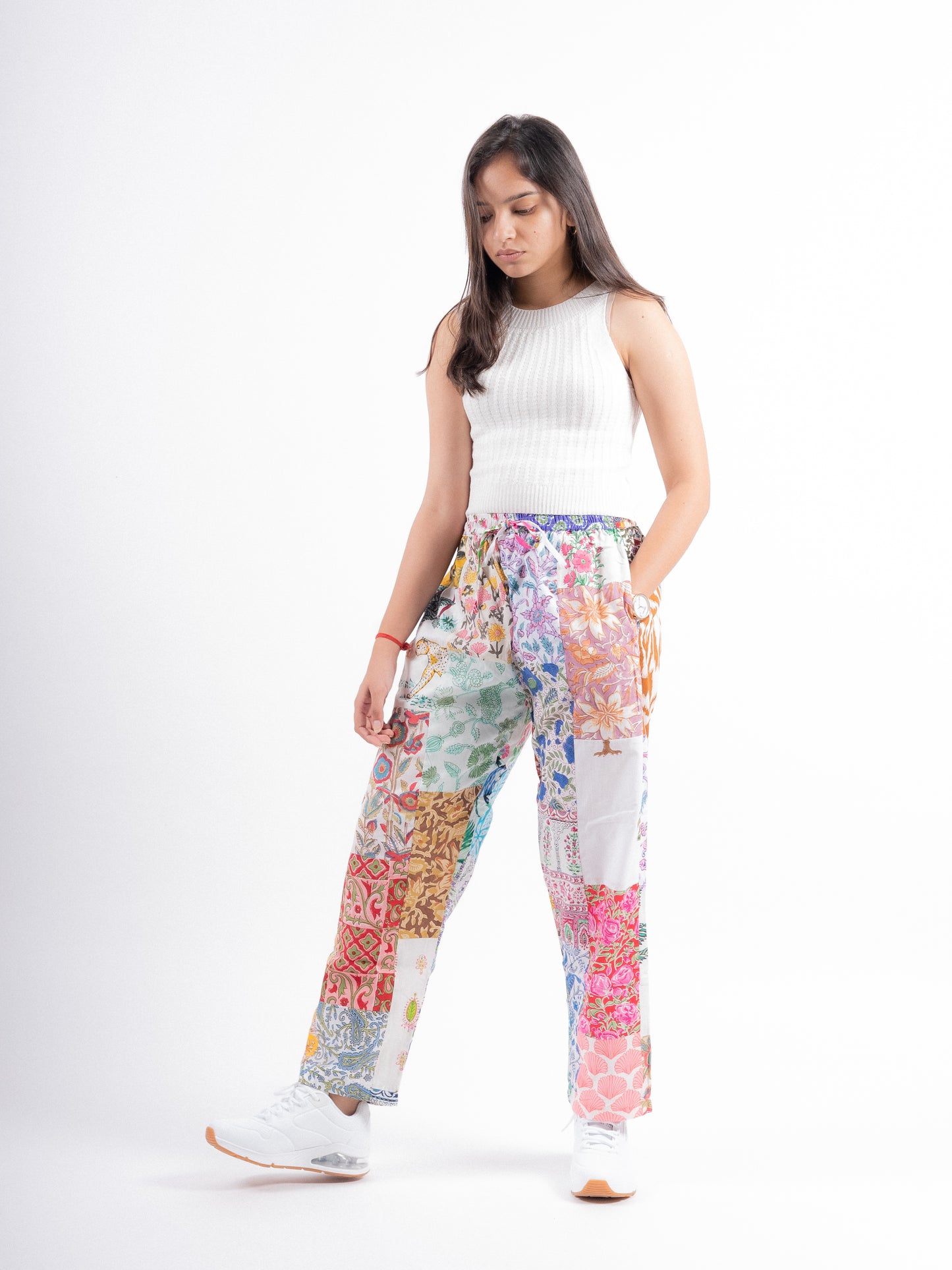 Upcycled Patchwork Pants (Medium)