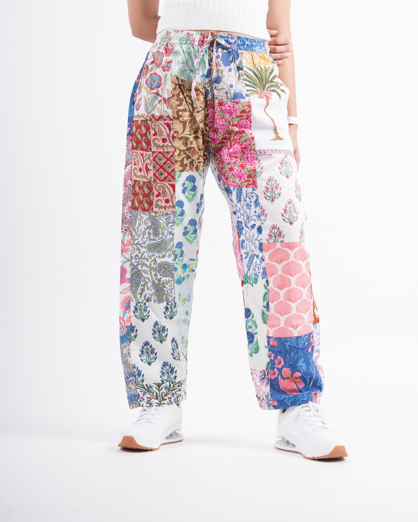 Upcycled Patchwork Pants (Medium)