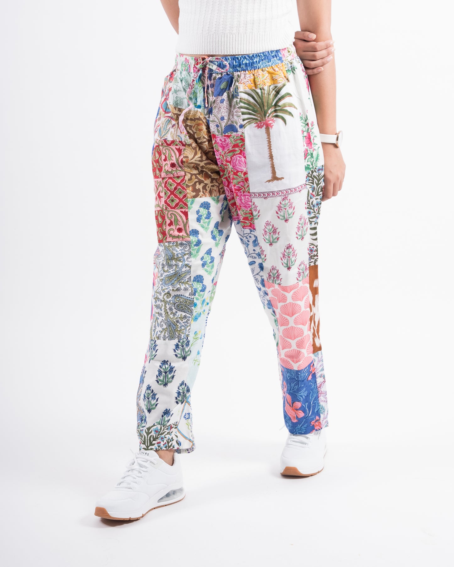 Upcycled Patchwork Pants (Medium)