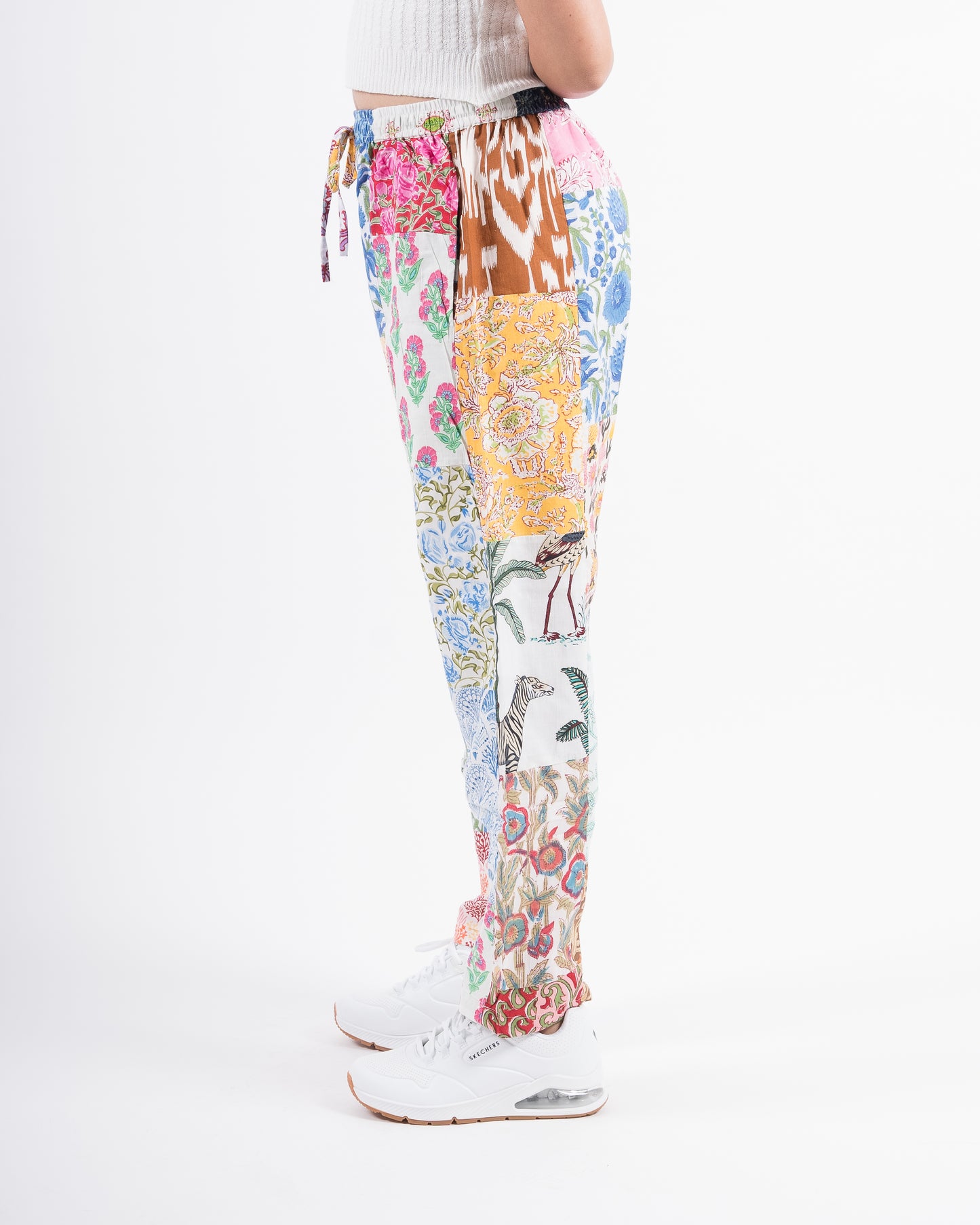 Upcycled Patchwork Pants (Medium)
