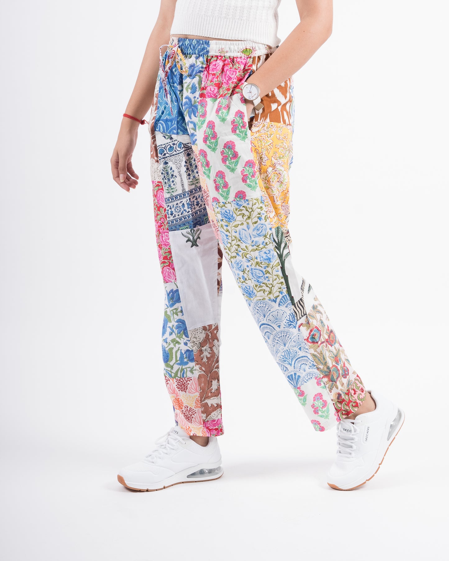 Upcycled Patchwork Pants (Medium)