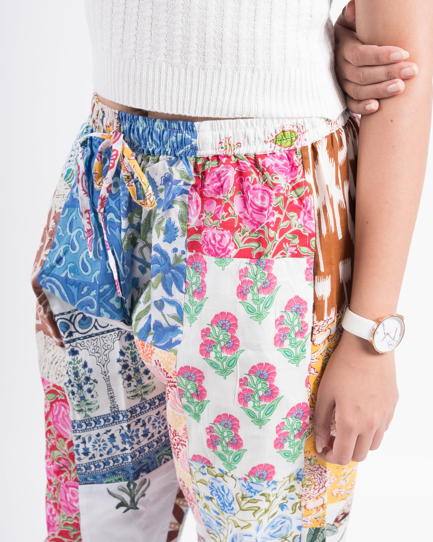 Upcycled Patchwork Pants (Medium)