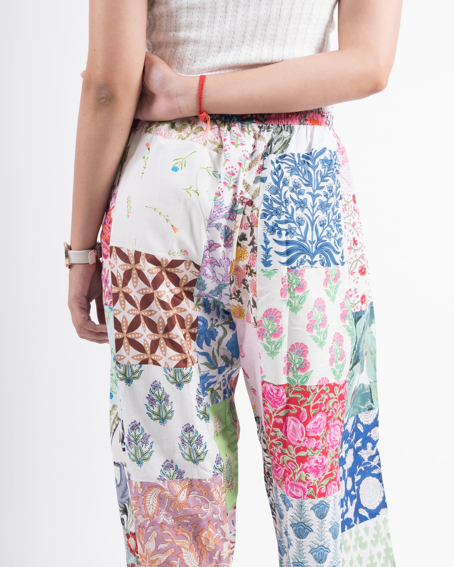 Upcycled Patchwork Pants (Large)