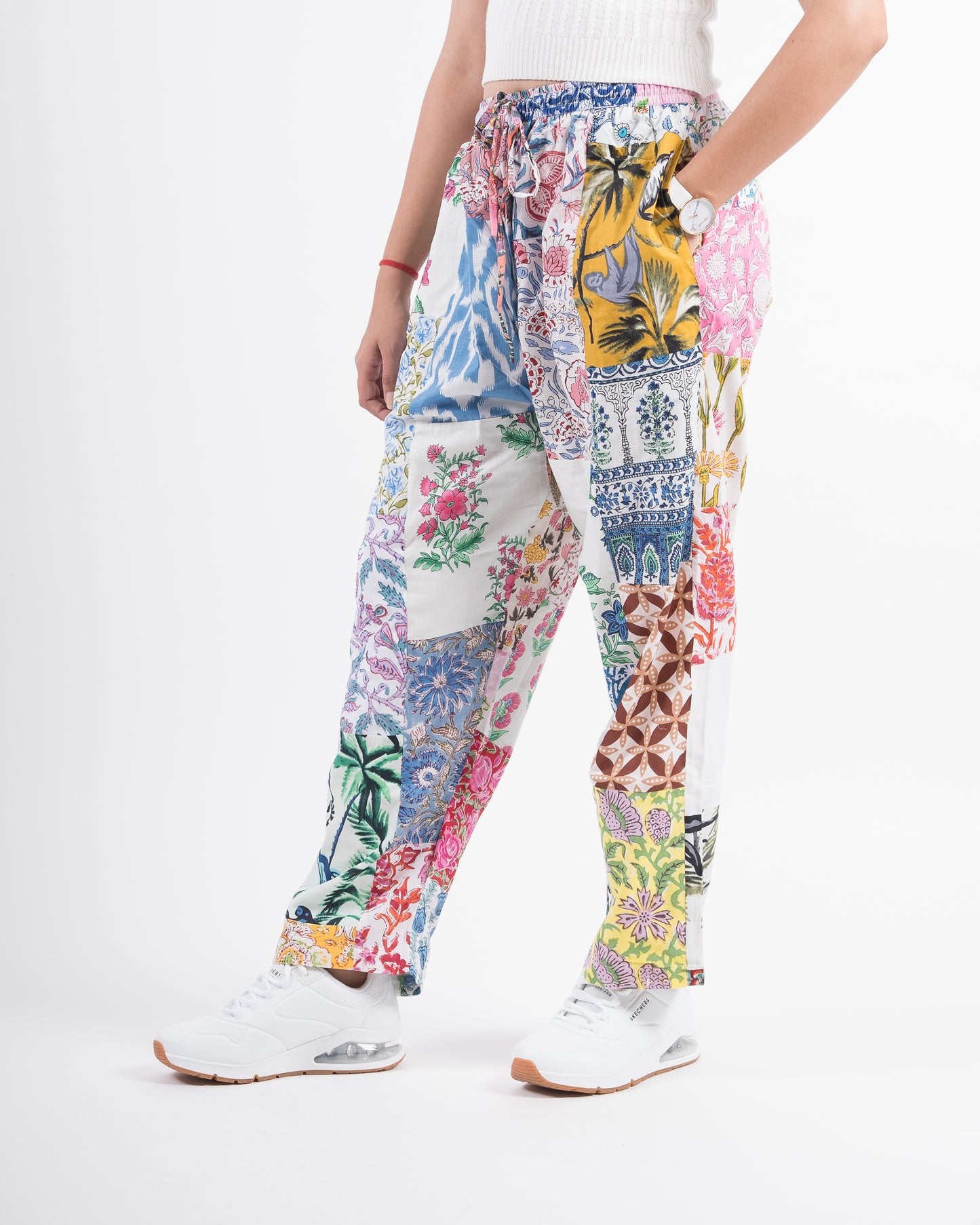 Upcycled Patchwork Pants (Large)