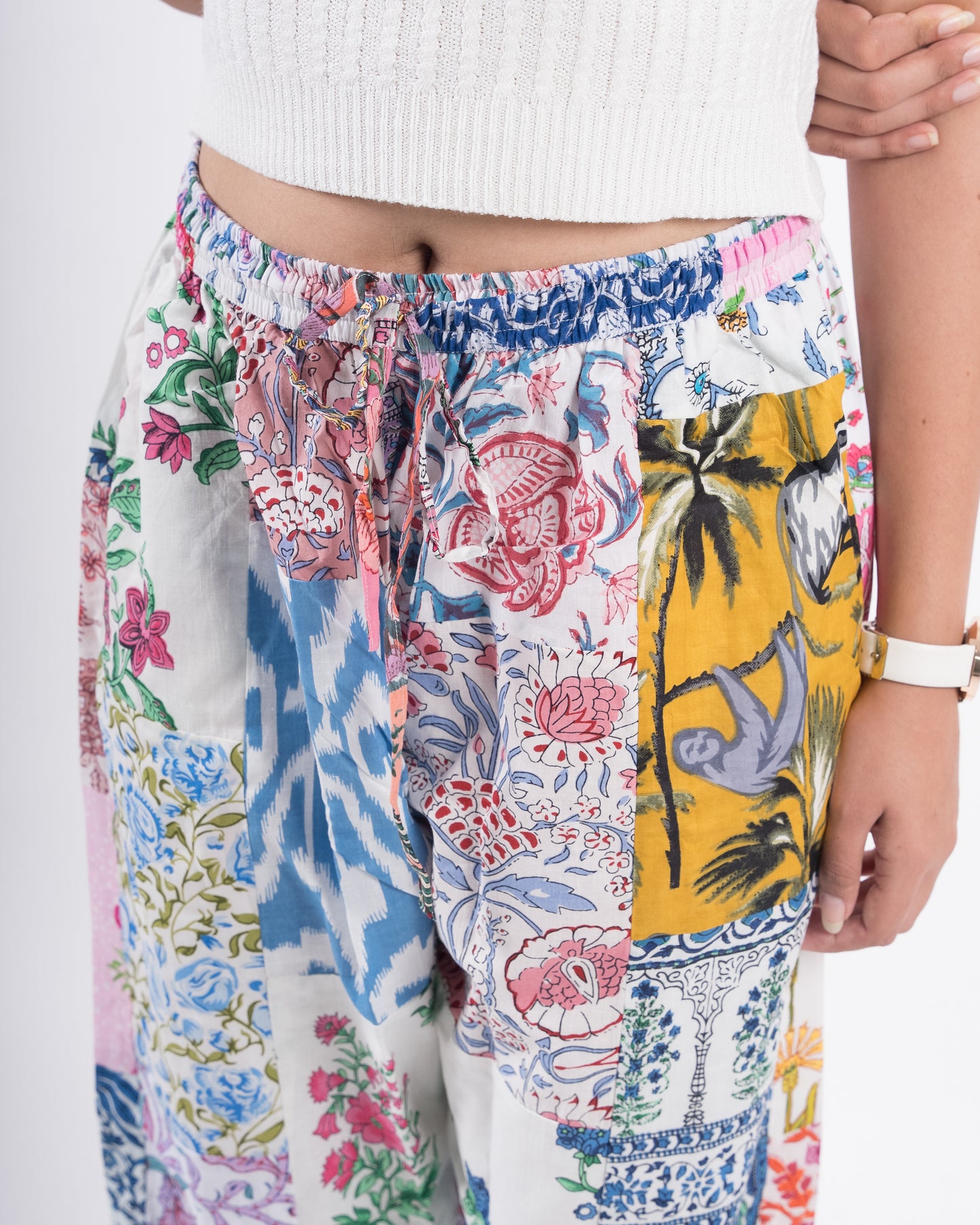Upcycled Patchwork Pants (Large)