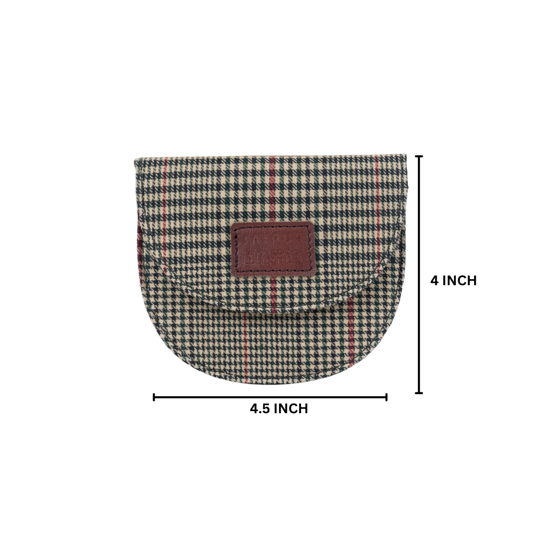 Winter Essential Blockprinted Coin Pouch