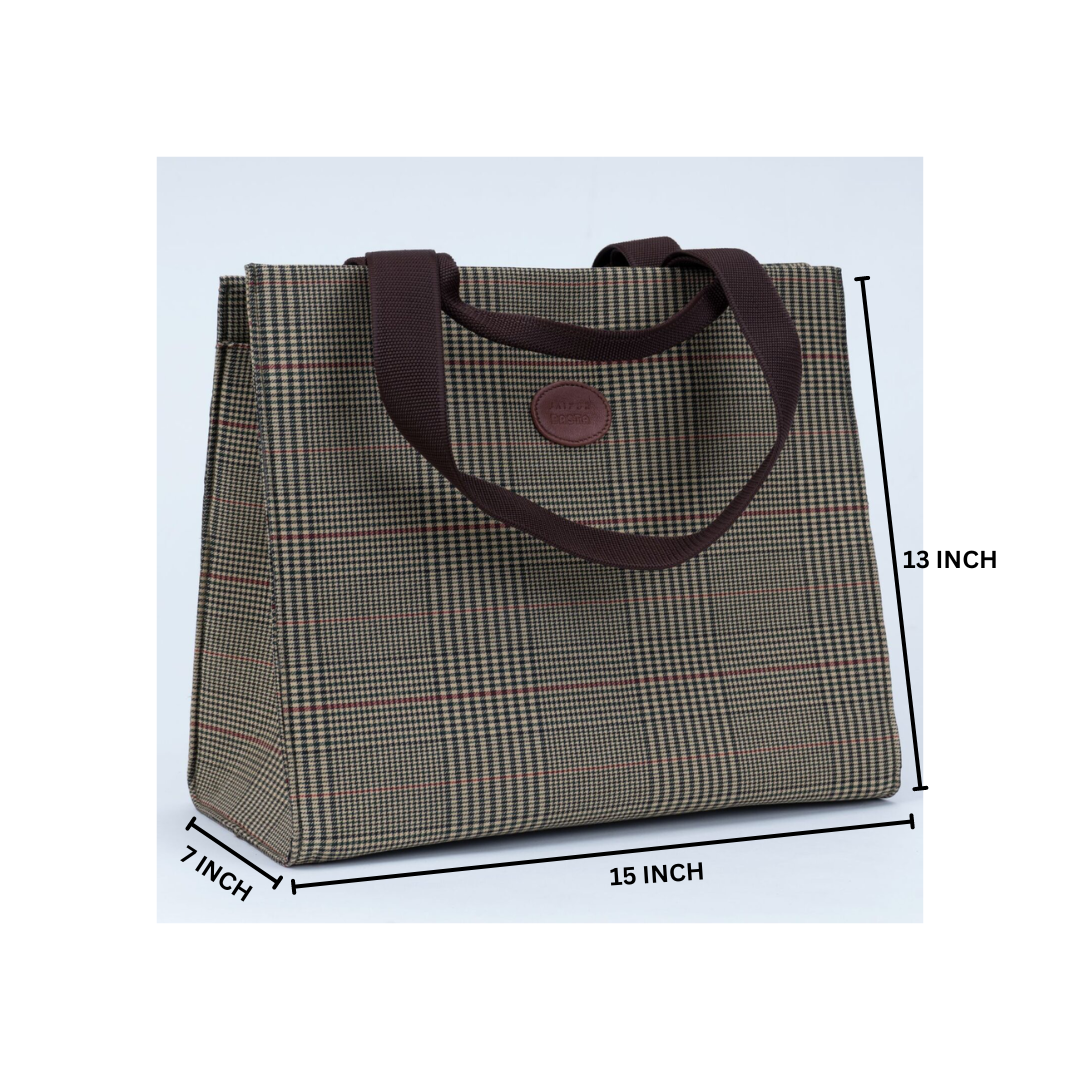 Winter Essential Blockprinted Shopper Tote