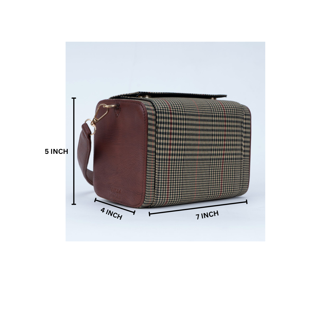Winter Essential Blockprinted Satchel Bags