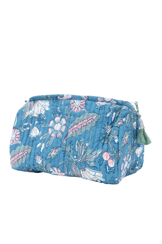 Spring Morning Blockprinted Pouches