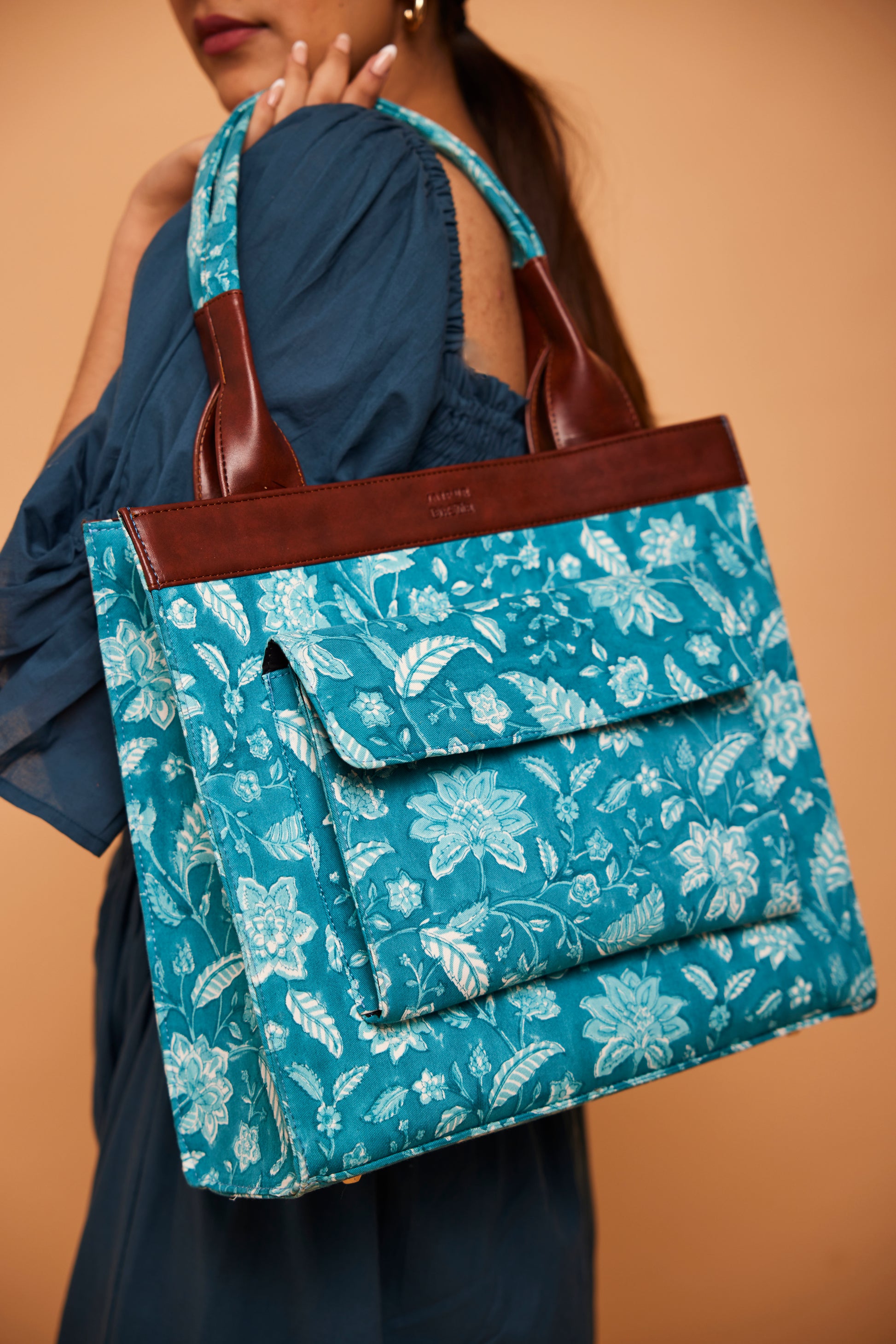 Aqua Blue Classic Tote Bag