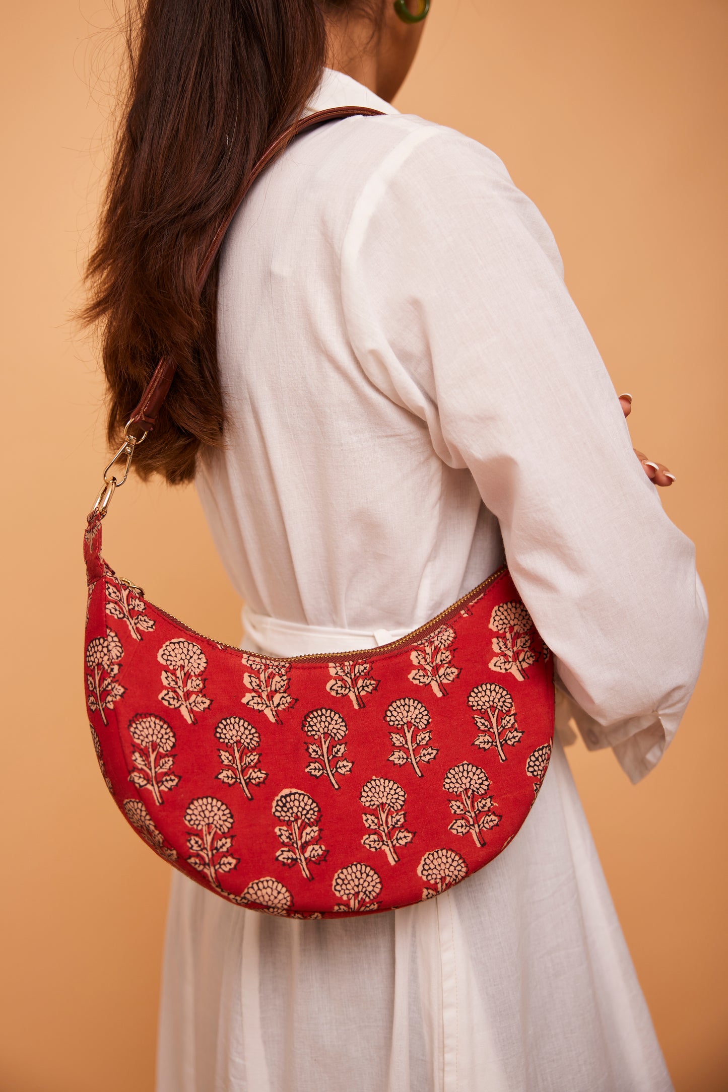 Simply Red Mini Moon Bag
