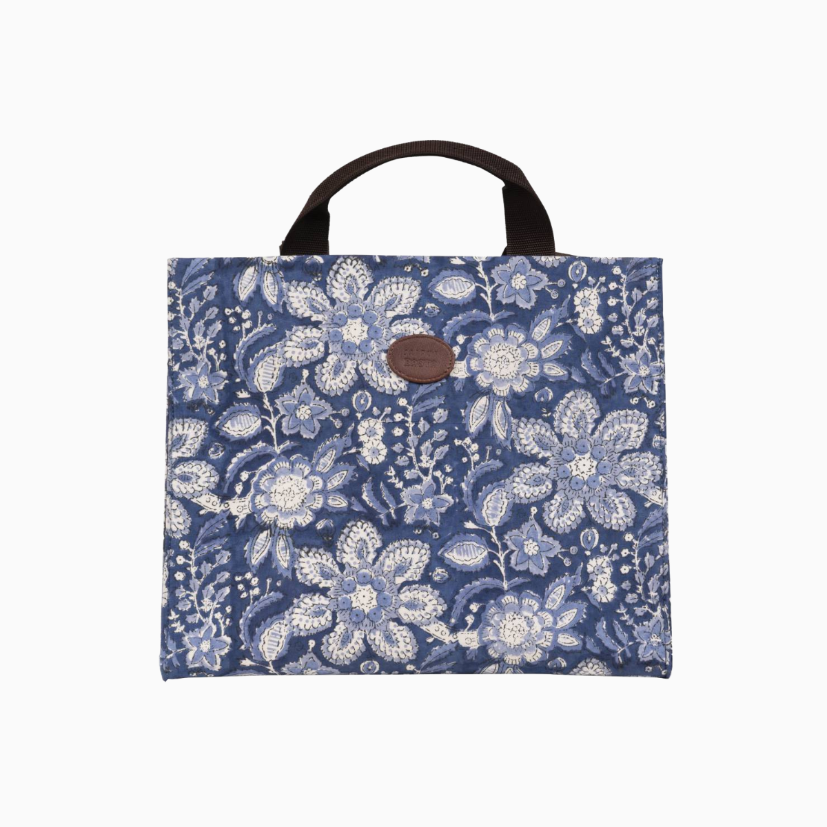 Summer Breeze Blockprinted Shopper Tote