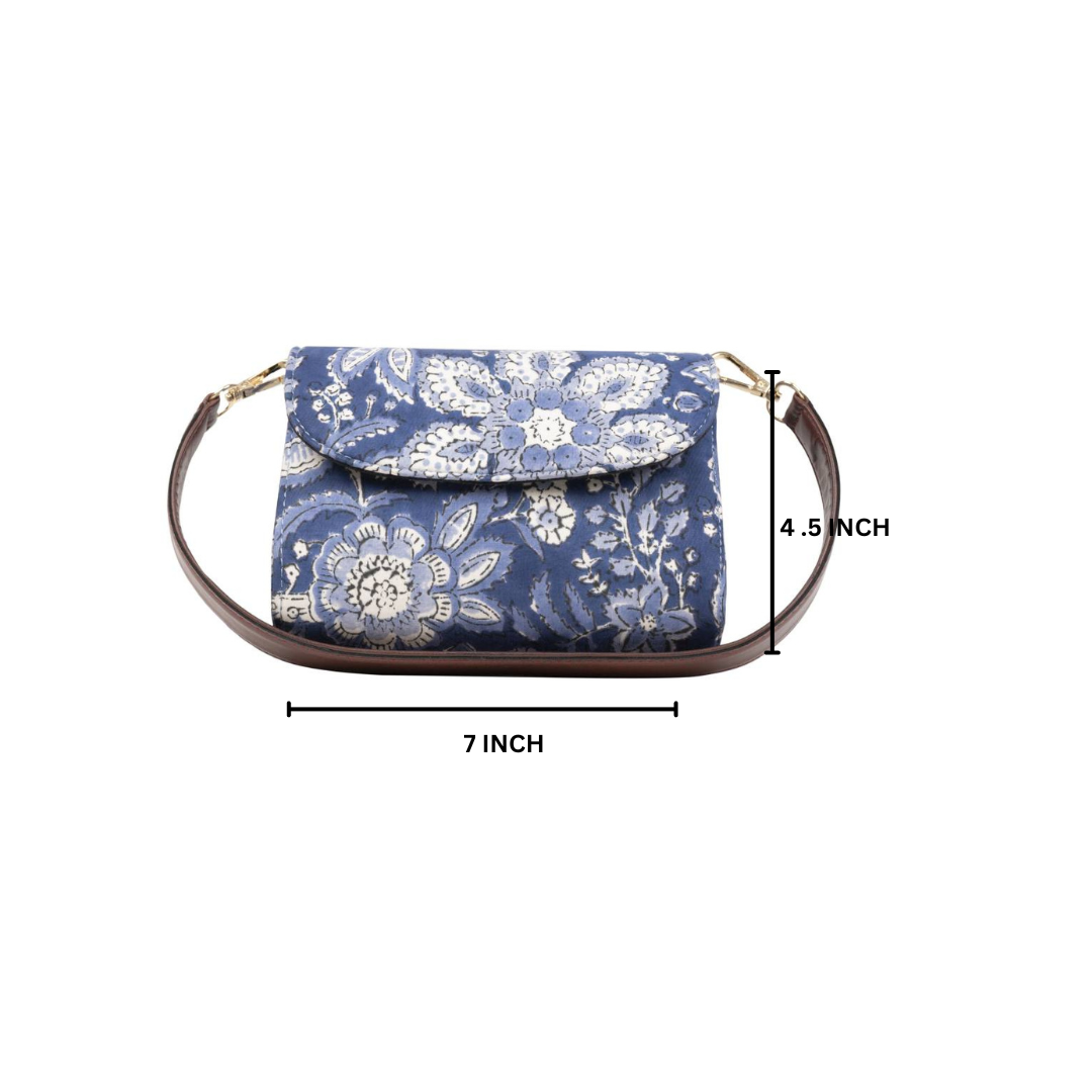 Summer Breeze Blockprinted Satchel Bags