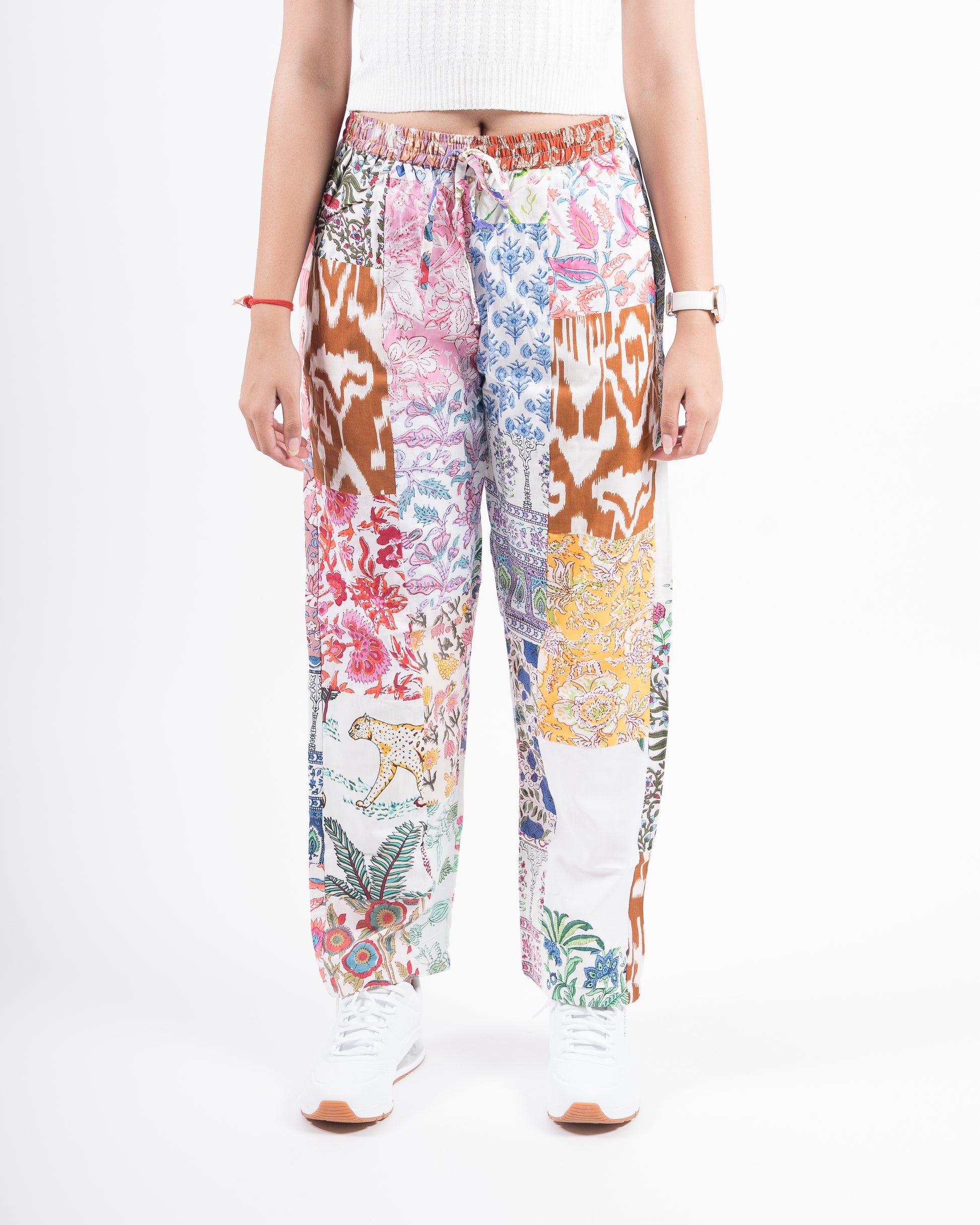 Upcycled Patchwork Pants (Small)