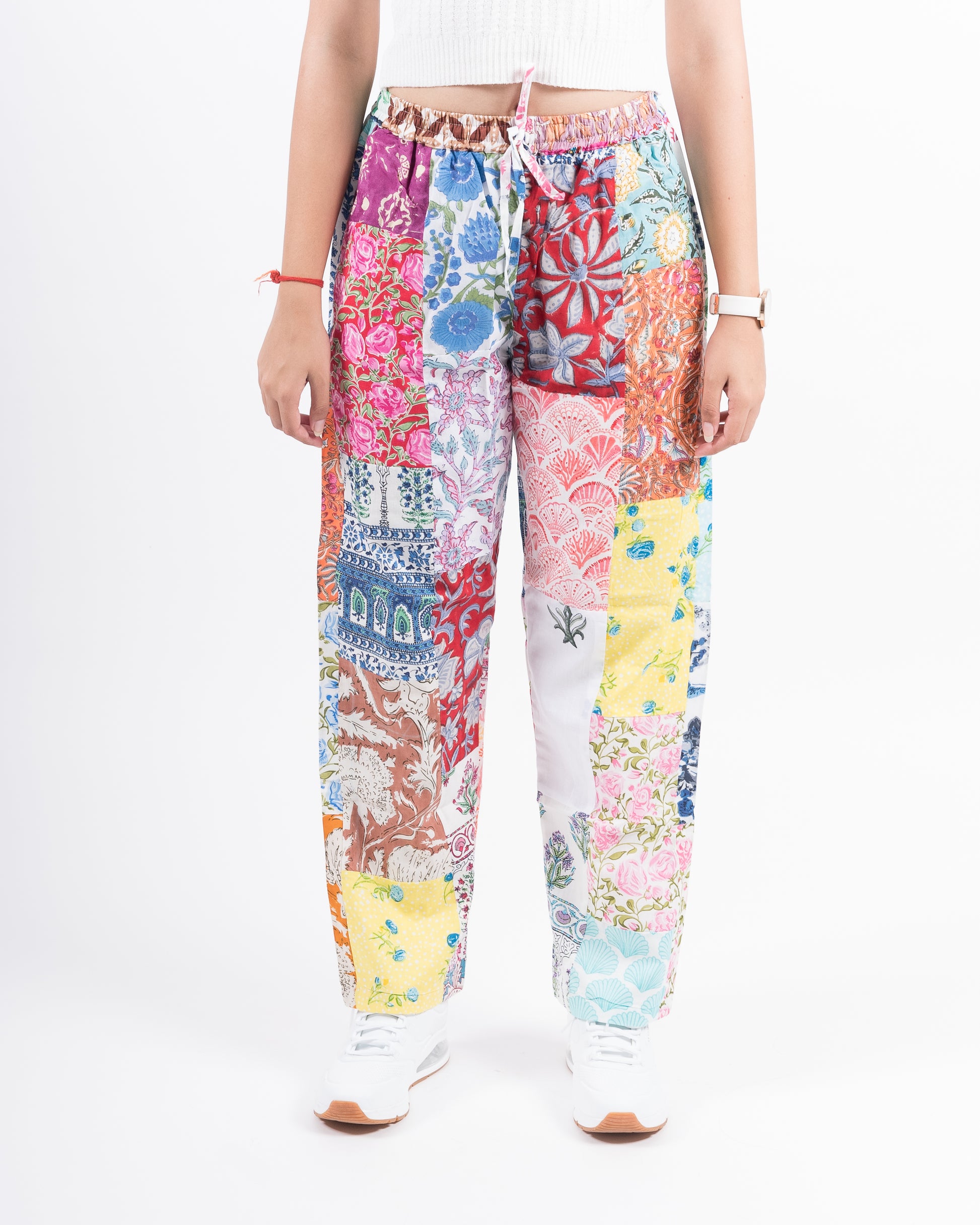 Upcycled Patchwork Pants (Small)