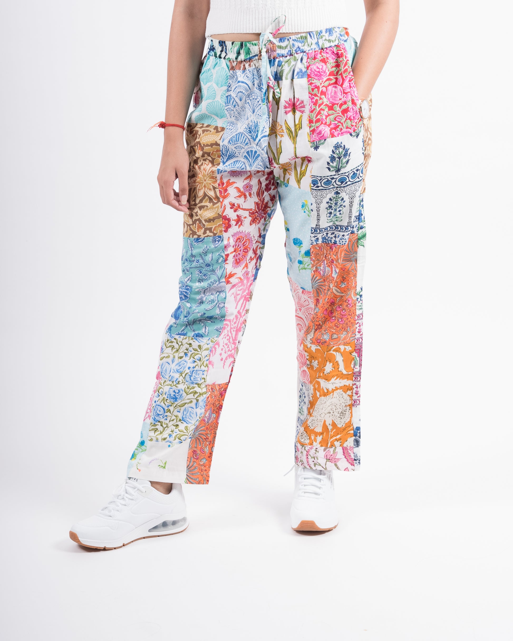 Upcycled Patchwork Pants (Small)