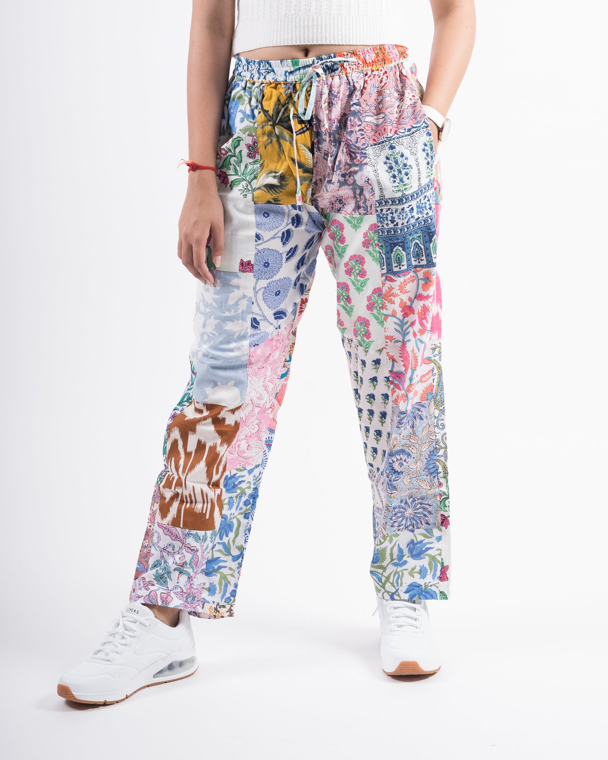 Upcycled Patchwork Pants (Small)