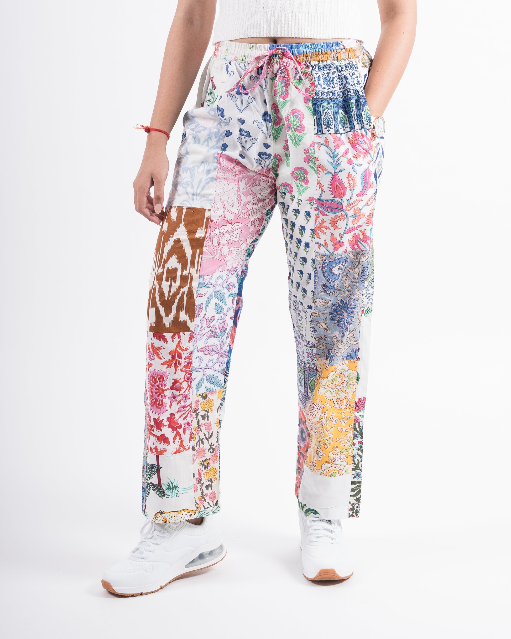 Upcycled Patchwork Pants (Small)