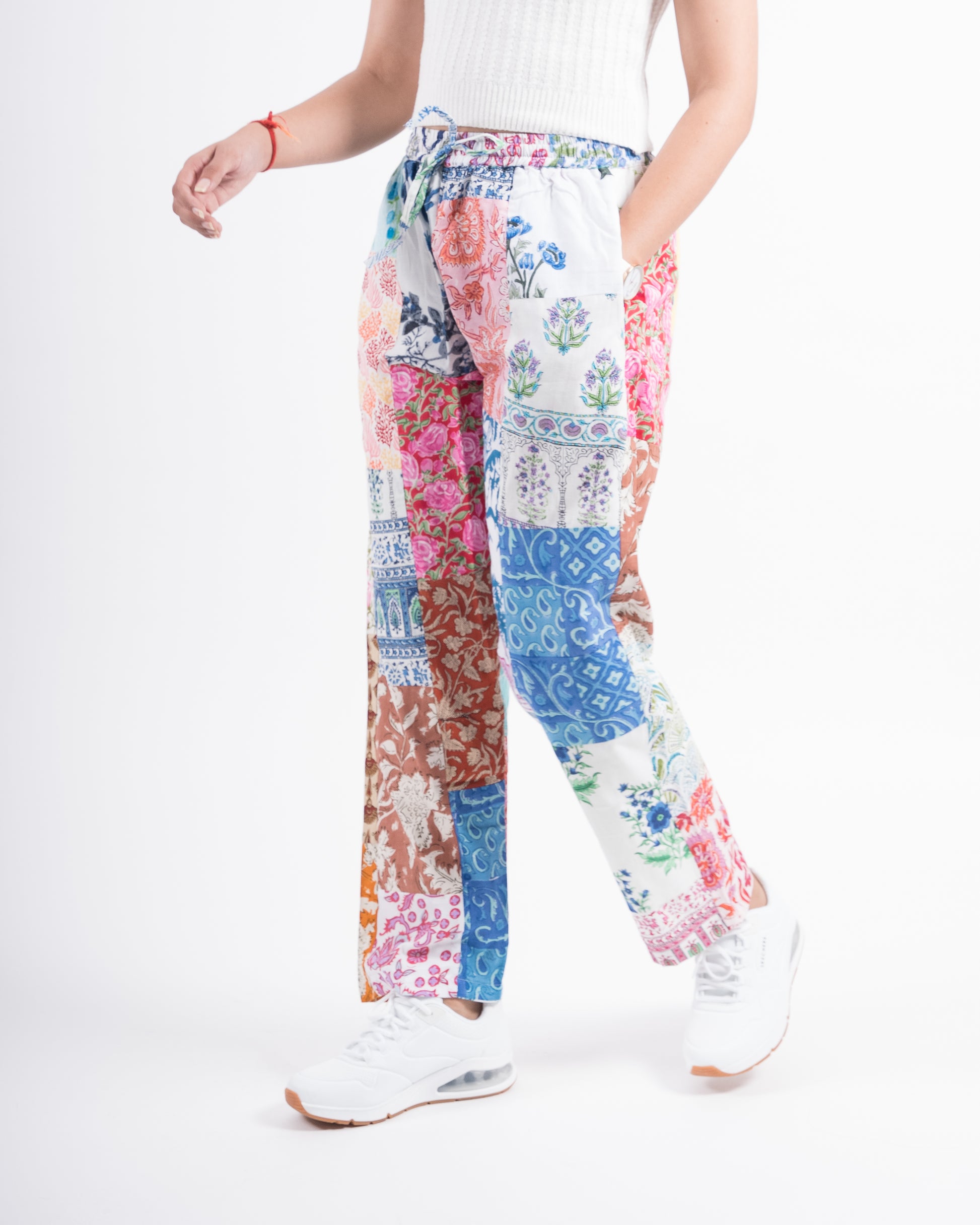 Upcycled Patchwork Pants (Small)