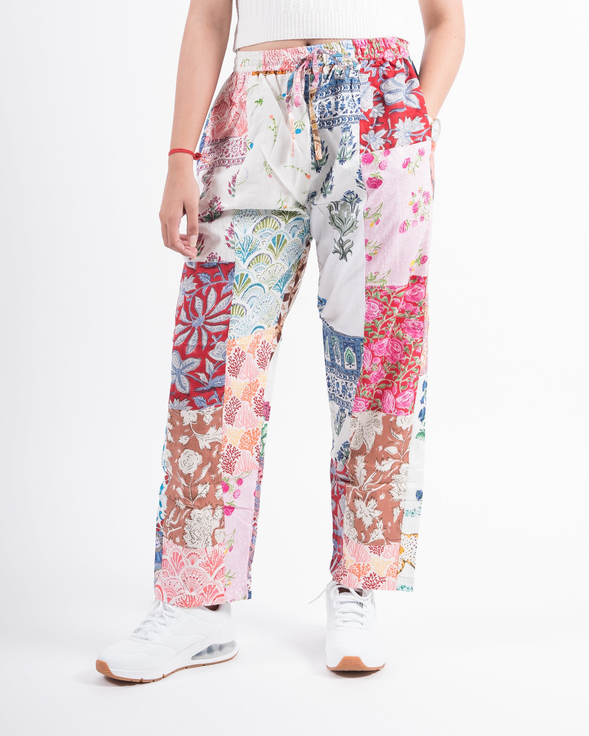 Upcycled Patchwork Pants (Medium)