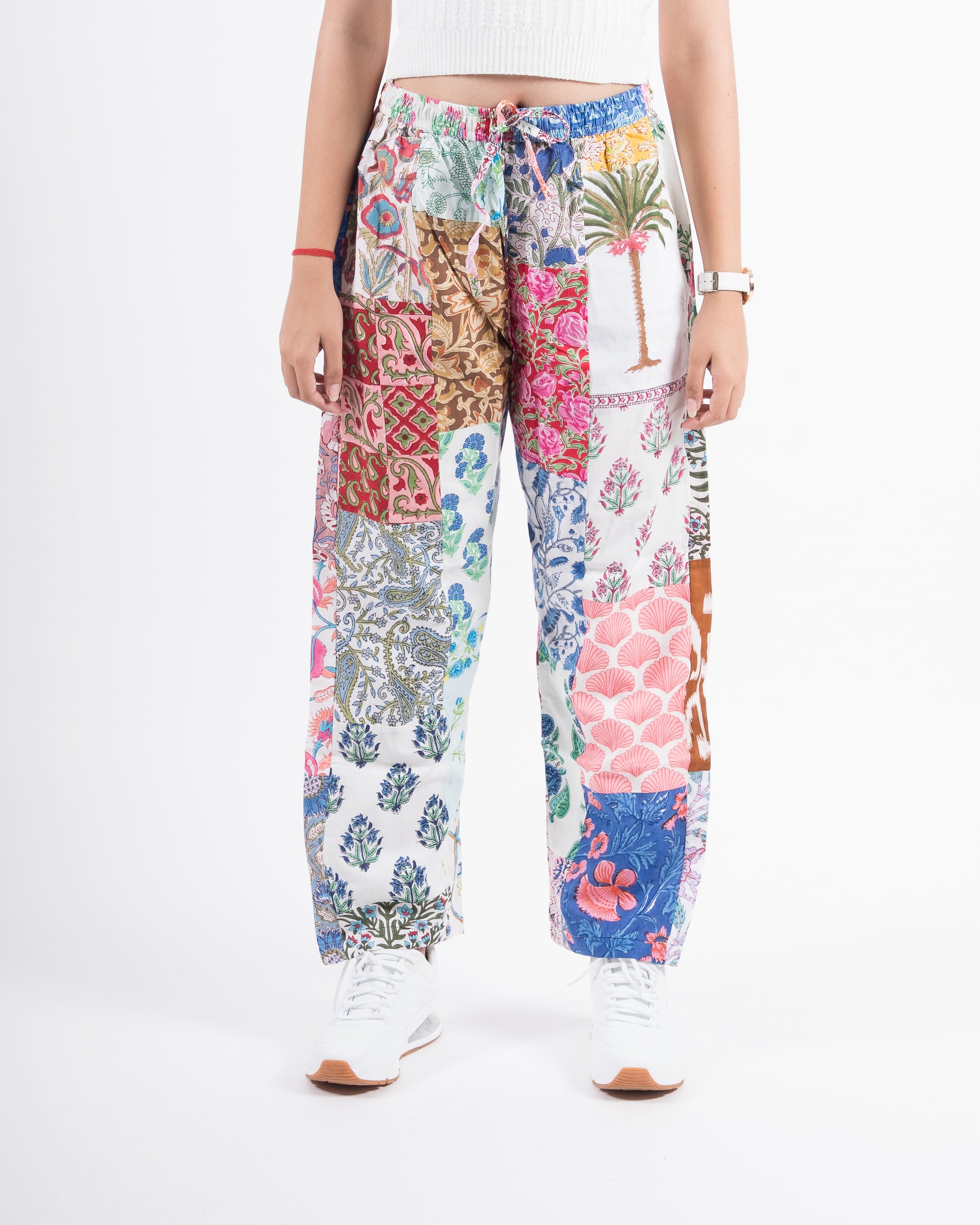 Upcycled Patchwork Pants (Medium)