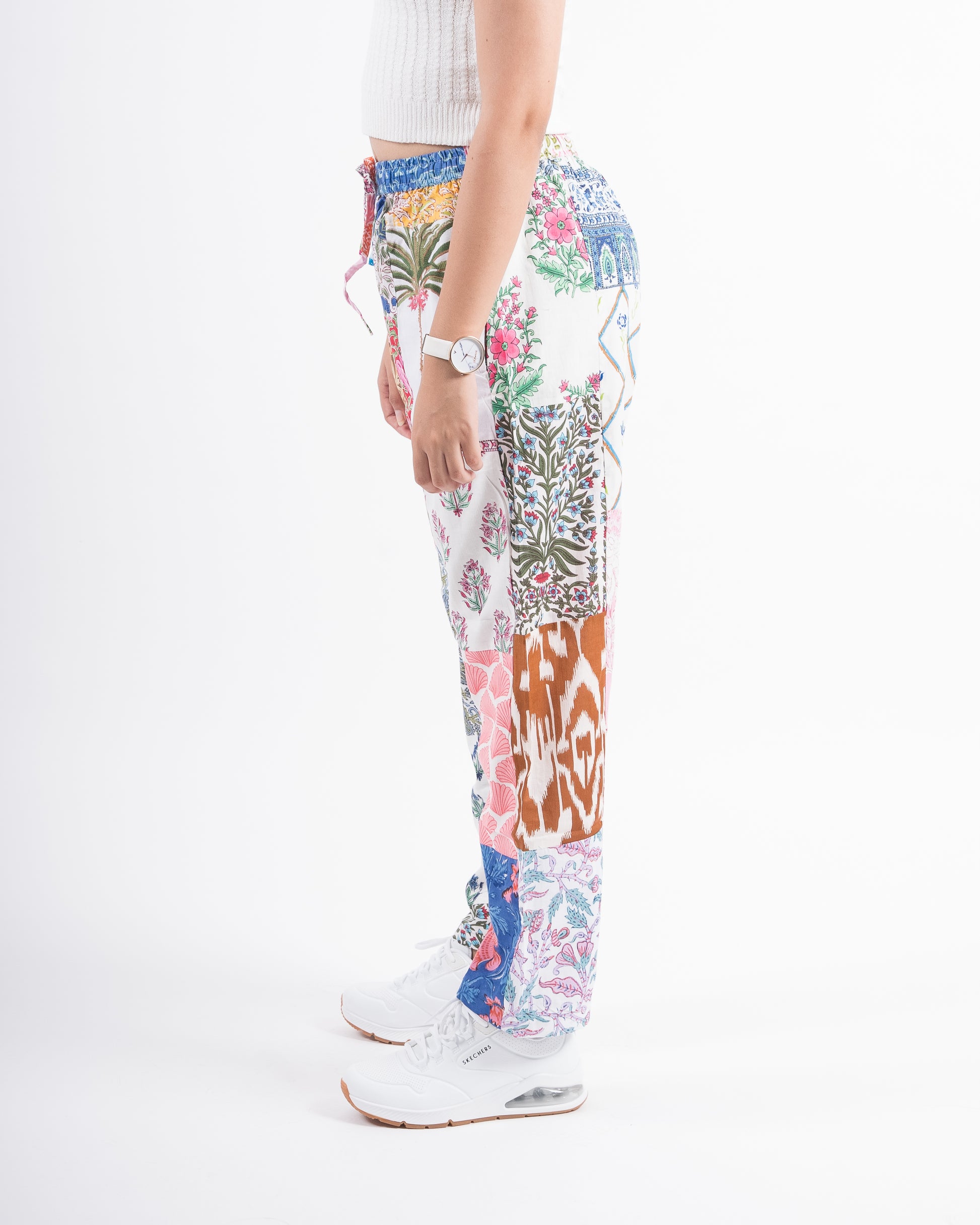Upcycled Patchwork Pants (Medium)