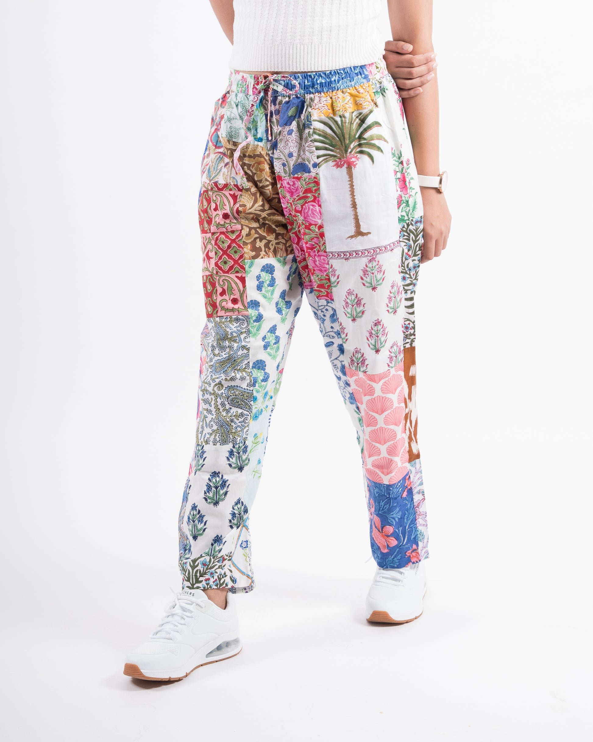 Upcycled Patchwork Pants (Medium)