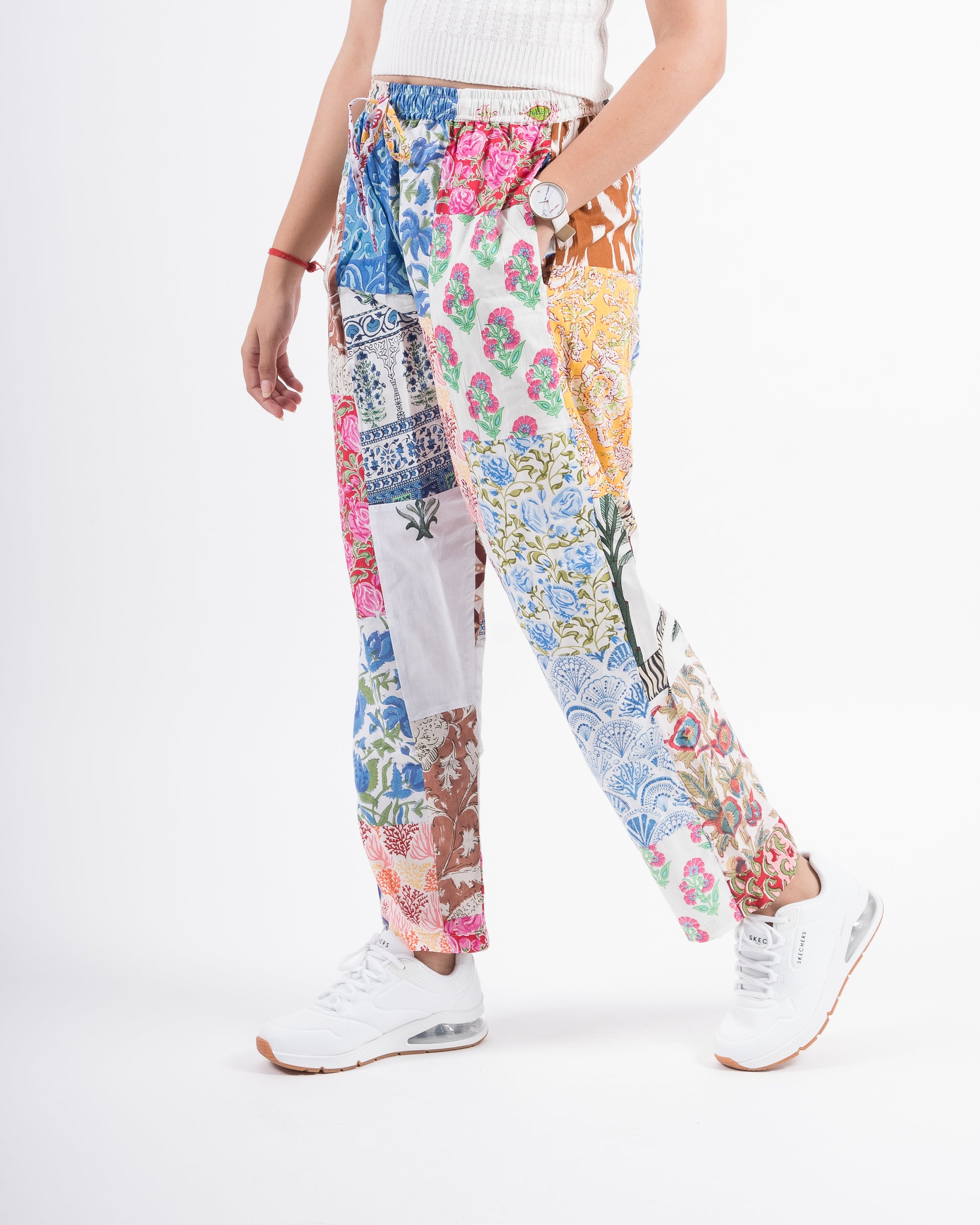 Upcycled Patchwork Pants (Medium)
