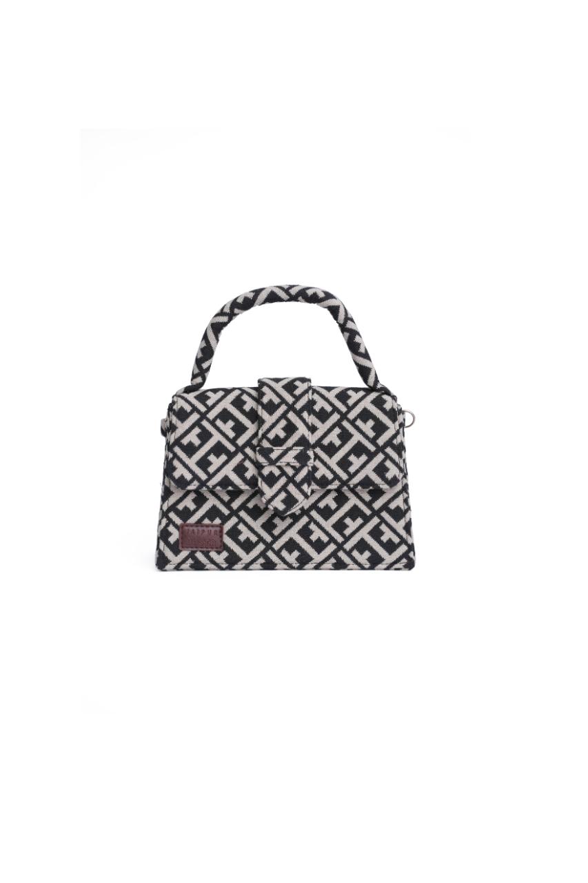Monochrome Houndstooth Chiq Bags