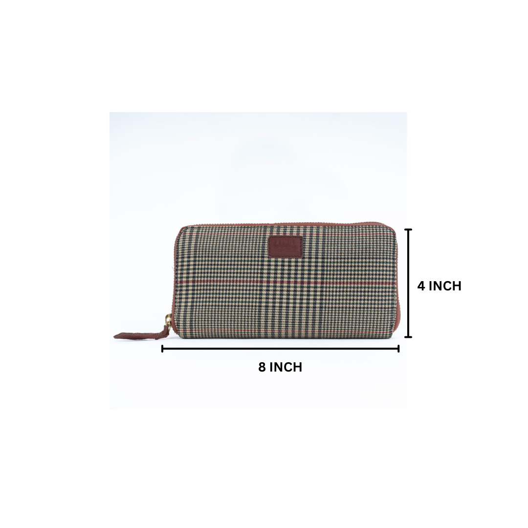 Winter Essential Blockprinted Wallet